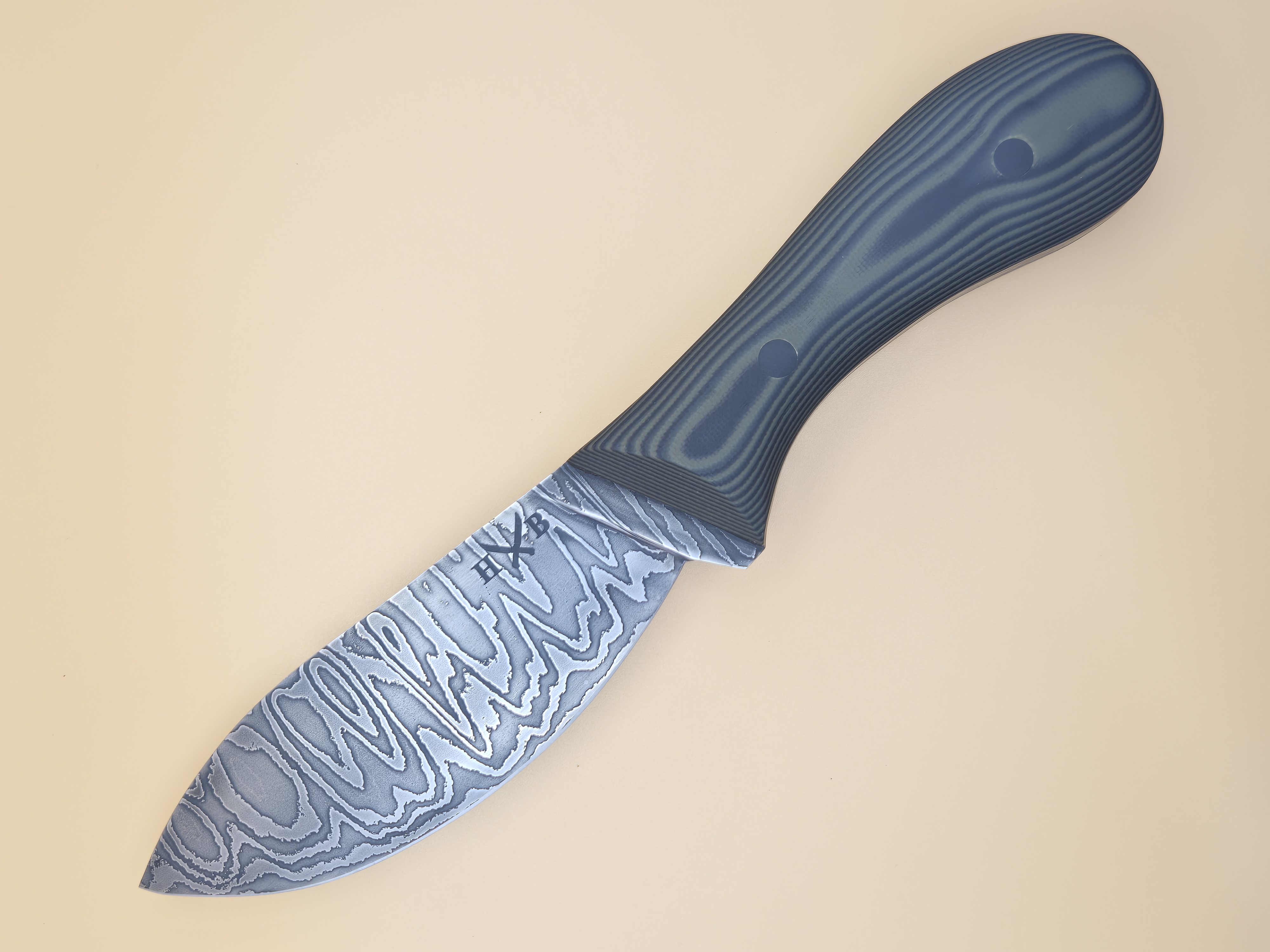 Damascus Skinning Knife