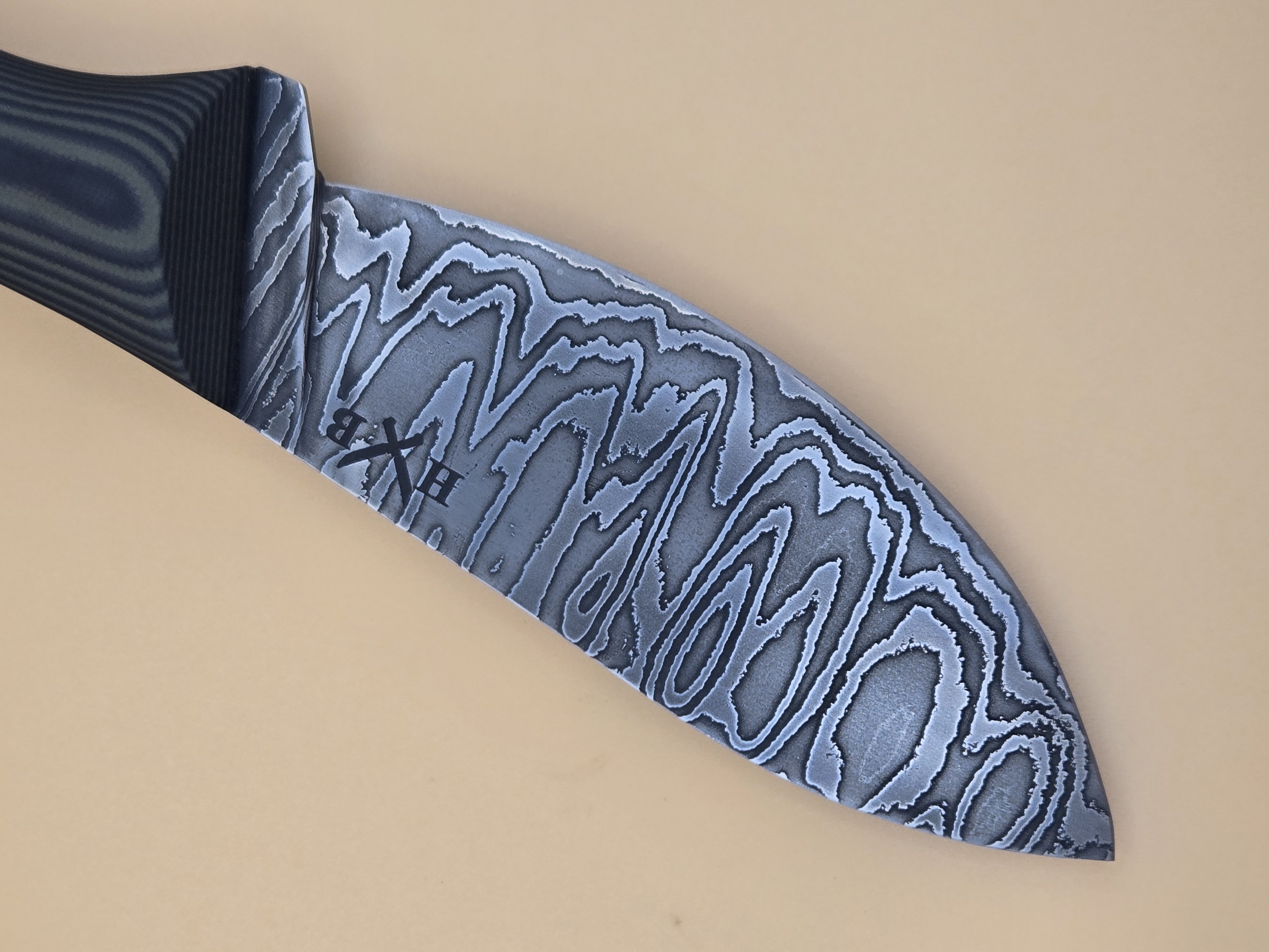 Damascus Skinning Knife