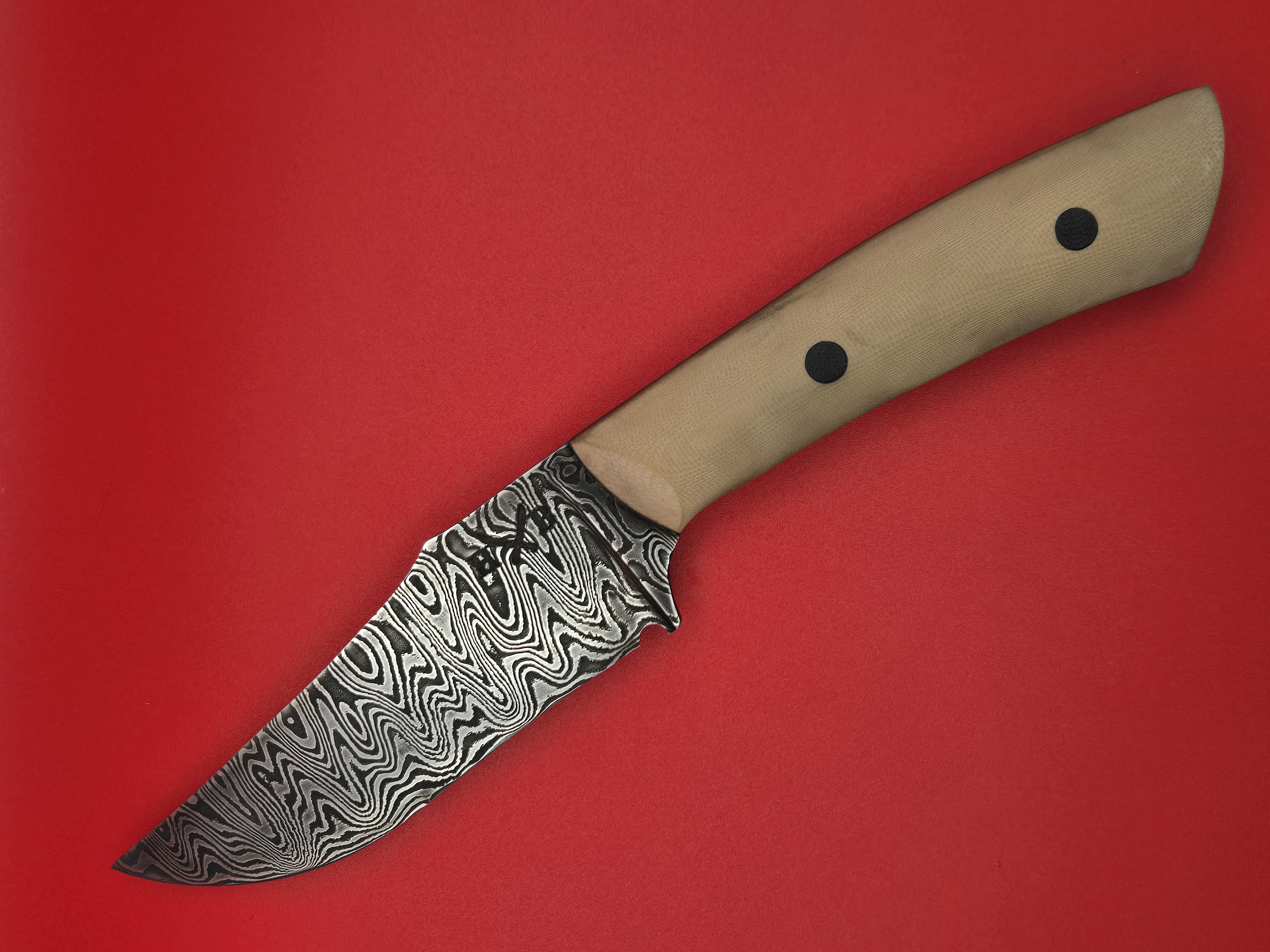 Damascus Hunting Knife