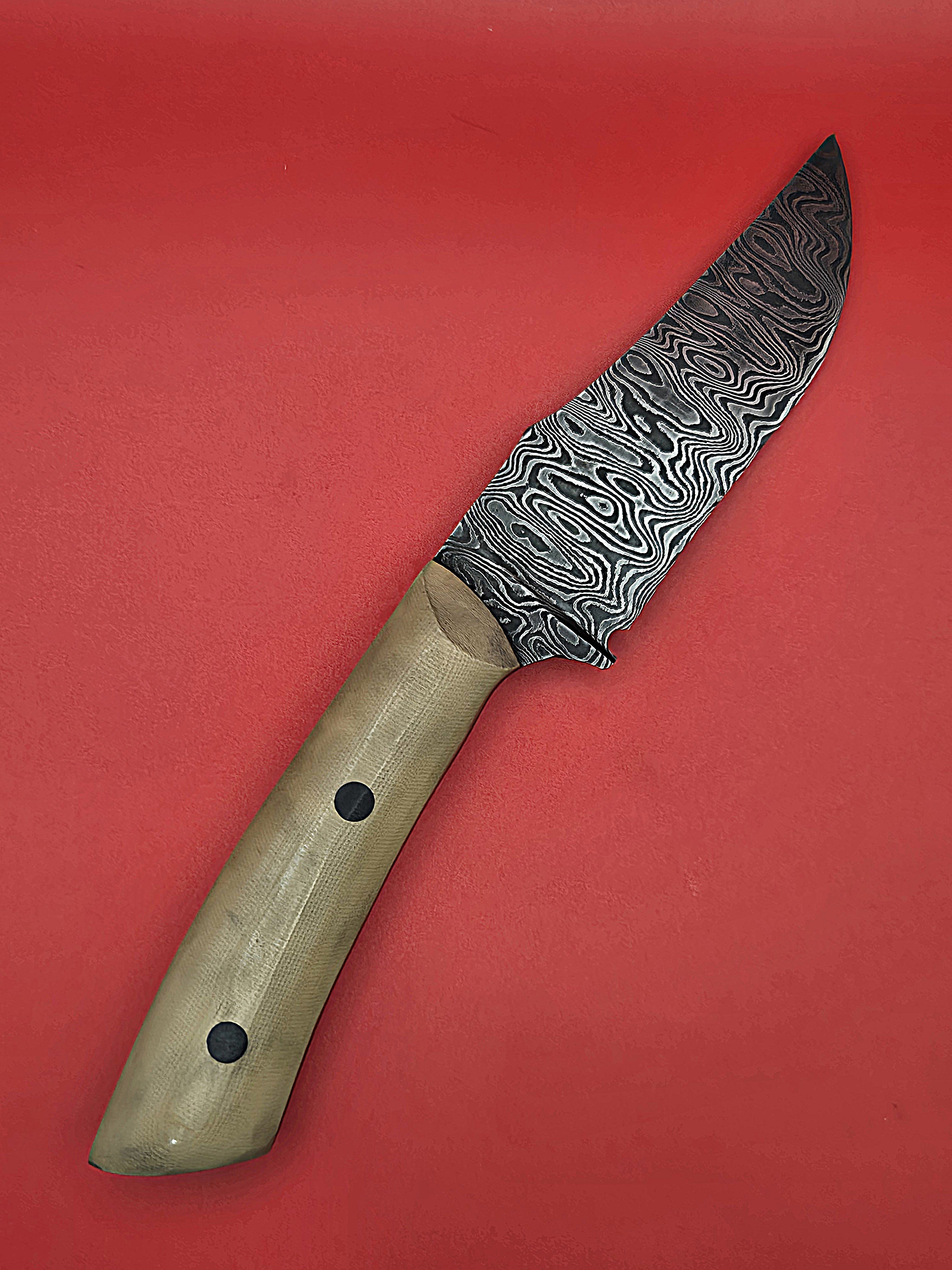 Damascus Hunting Knife