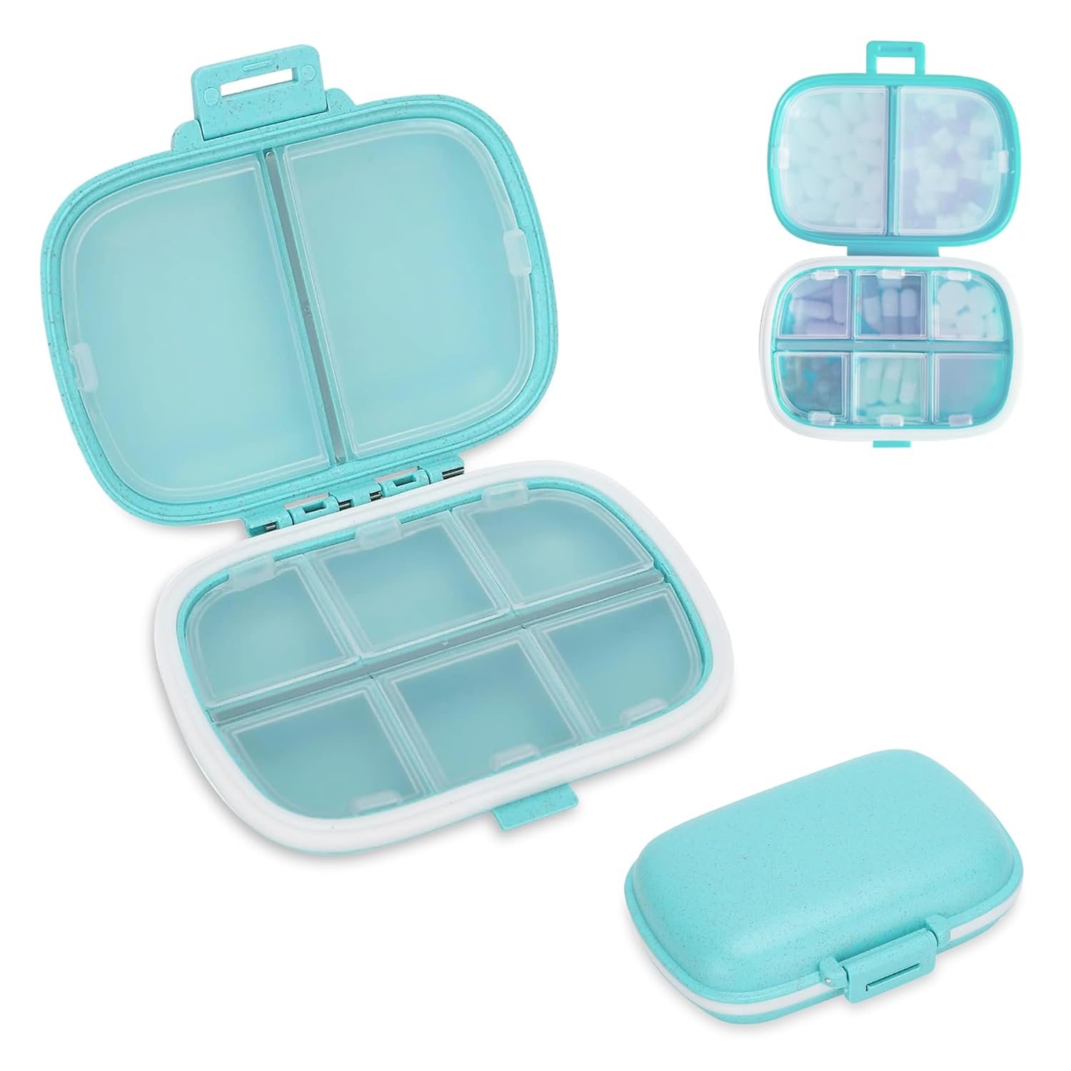 Scenty® Portable Empty First Aid Medicine Tablet Plastic Pouch Small Size, Mini Travel Medicine Pouch Waterproof Seal Handy Pills Pocket for Travels