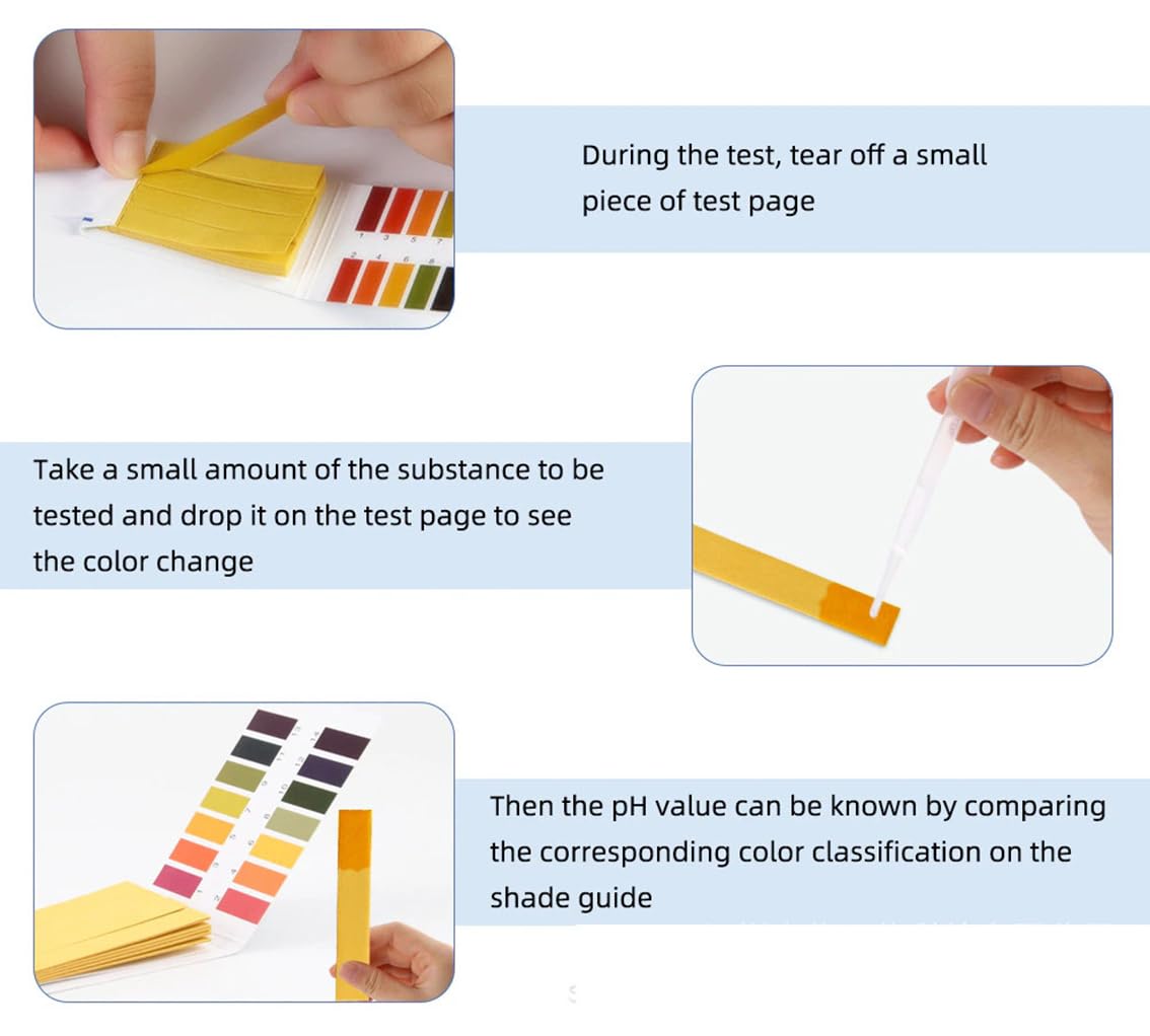 Scenty® Universal Indicator pH Paper Strips, 0 to 14 Test Indicator Litmus pH Paper, 80 Pieces Strips pack of (1)