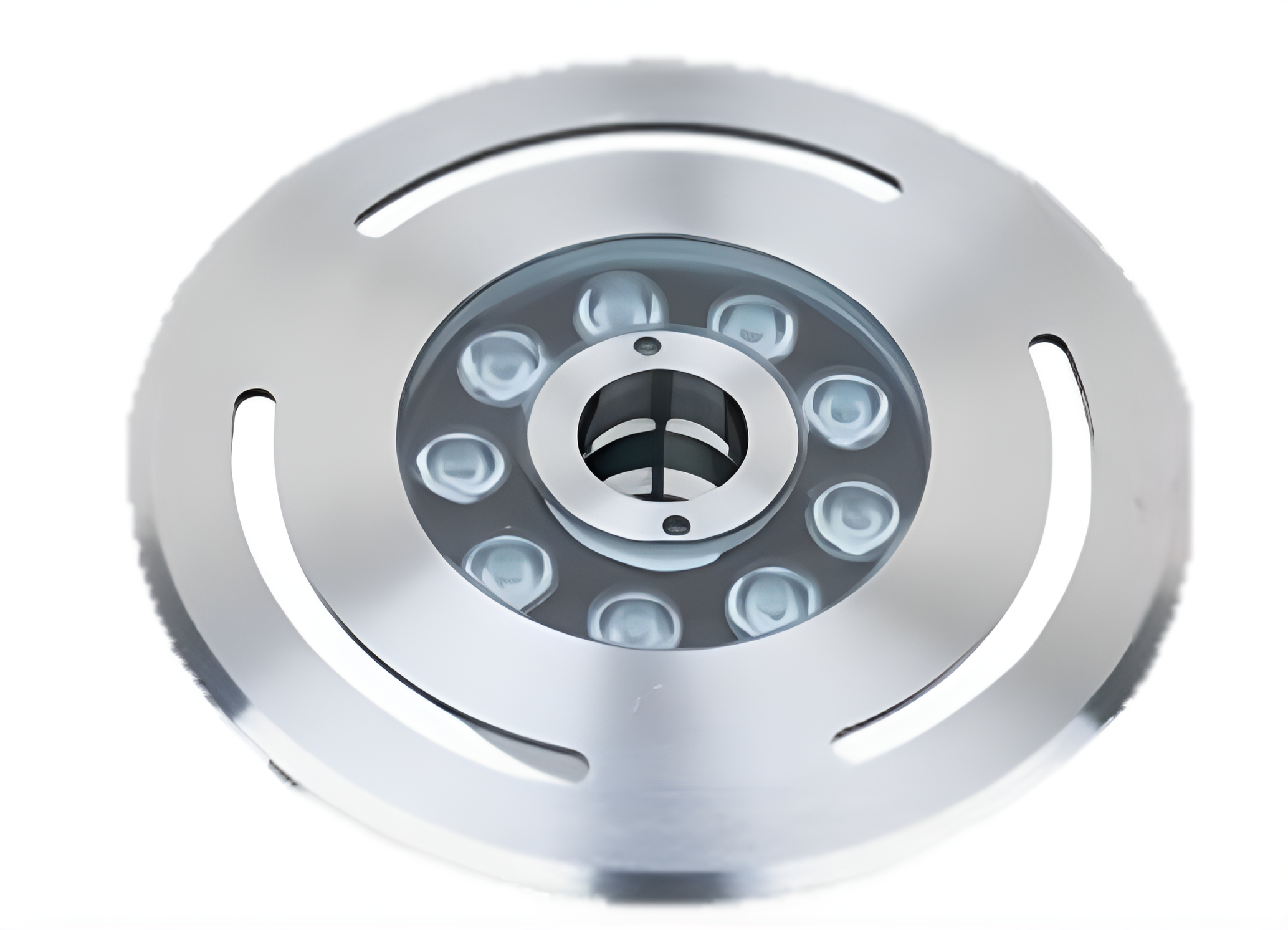 Refletor LED anel com grelha inox
