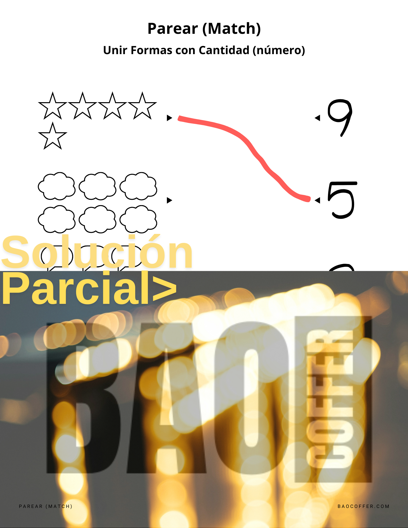 Parear Formas Geométricas con Cantidad #0201