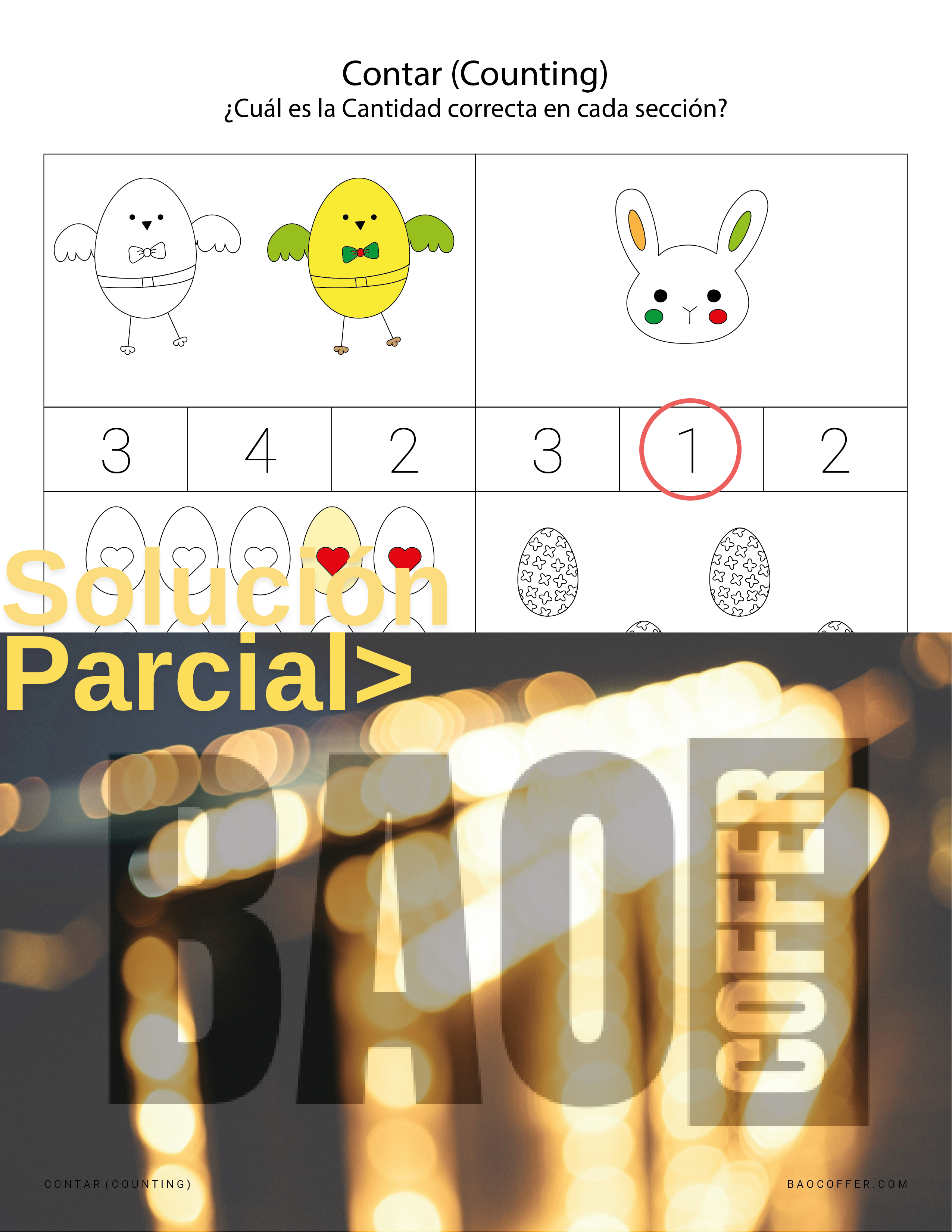 Contar Figuras de Pascua (Easter) #0100