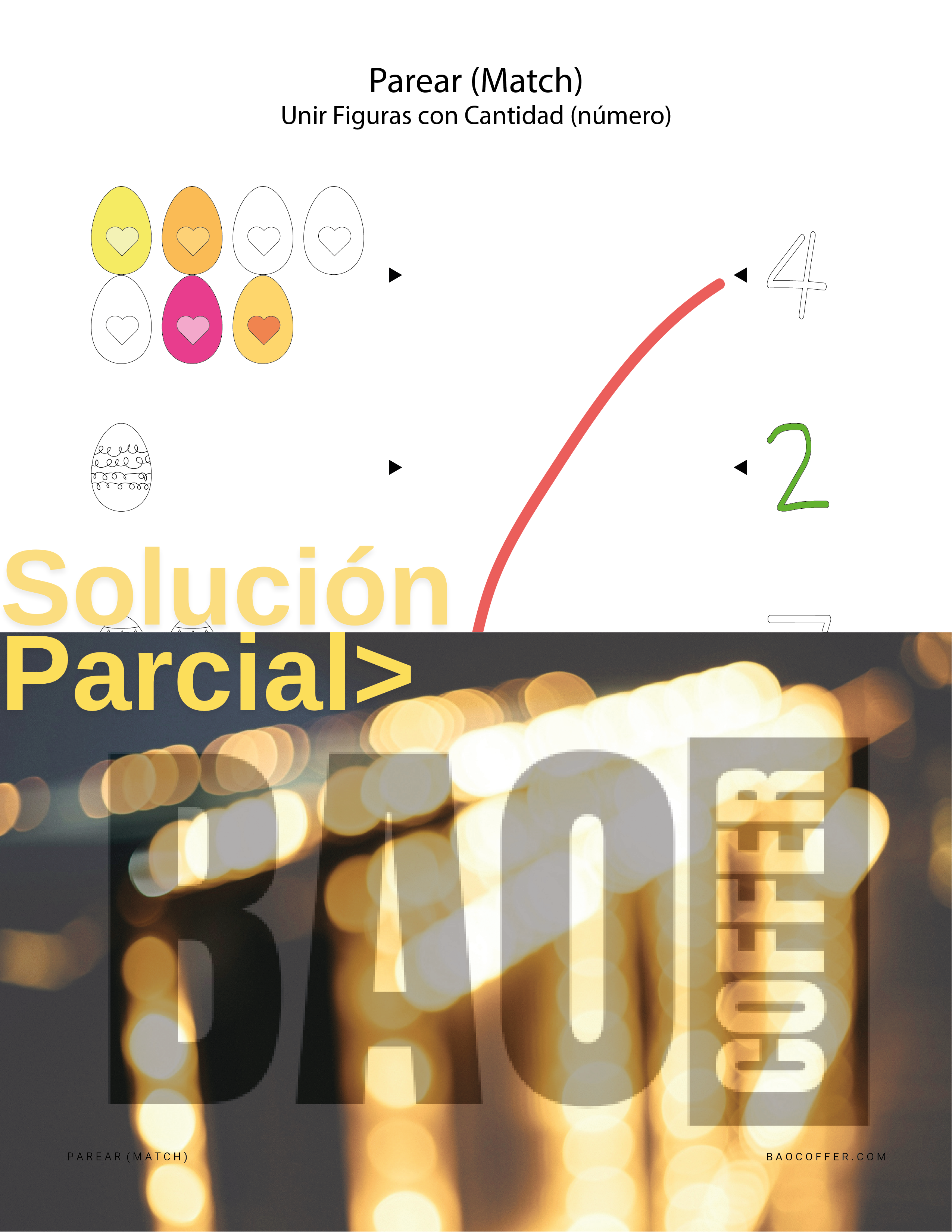 Parear Figuras de Pascua (Easter) con Cantidad #0200