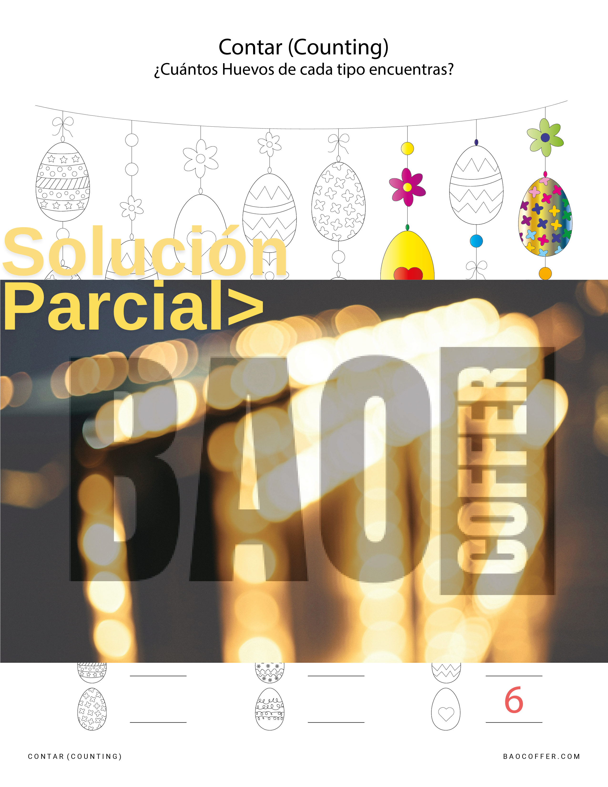 Contar Figuras de Pascua (Easter) #0102
