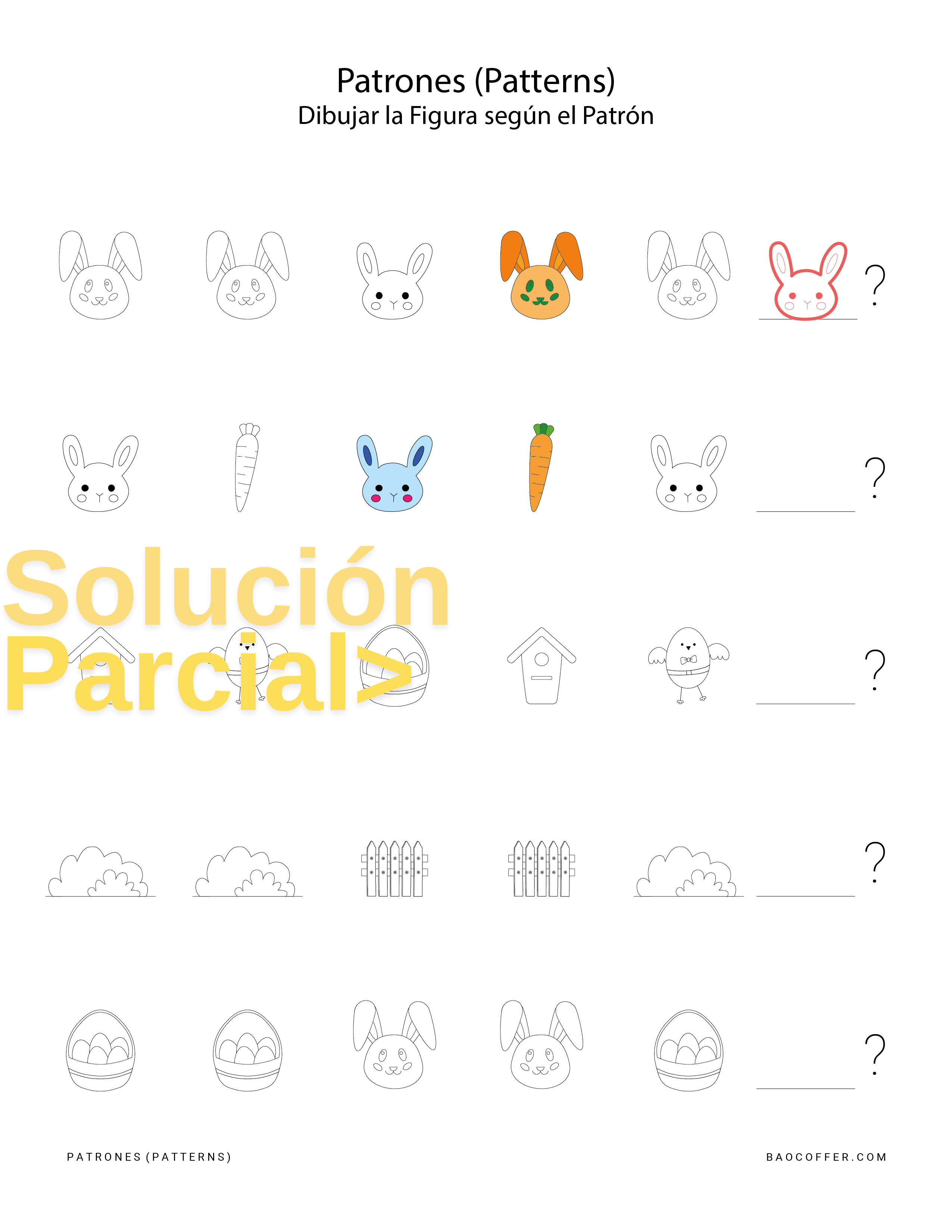Patrones de Figuras de Pascua (Easter) #0201