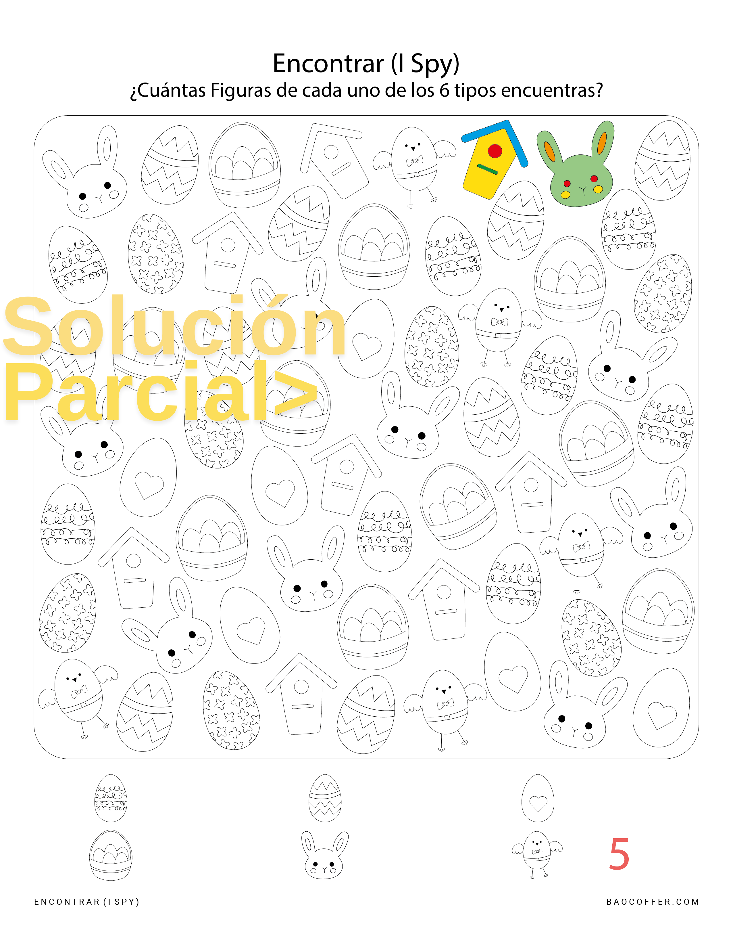 Encontrar las Figuras de Pascua (Easter) Ocultas #0100