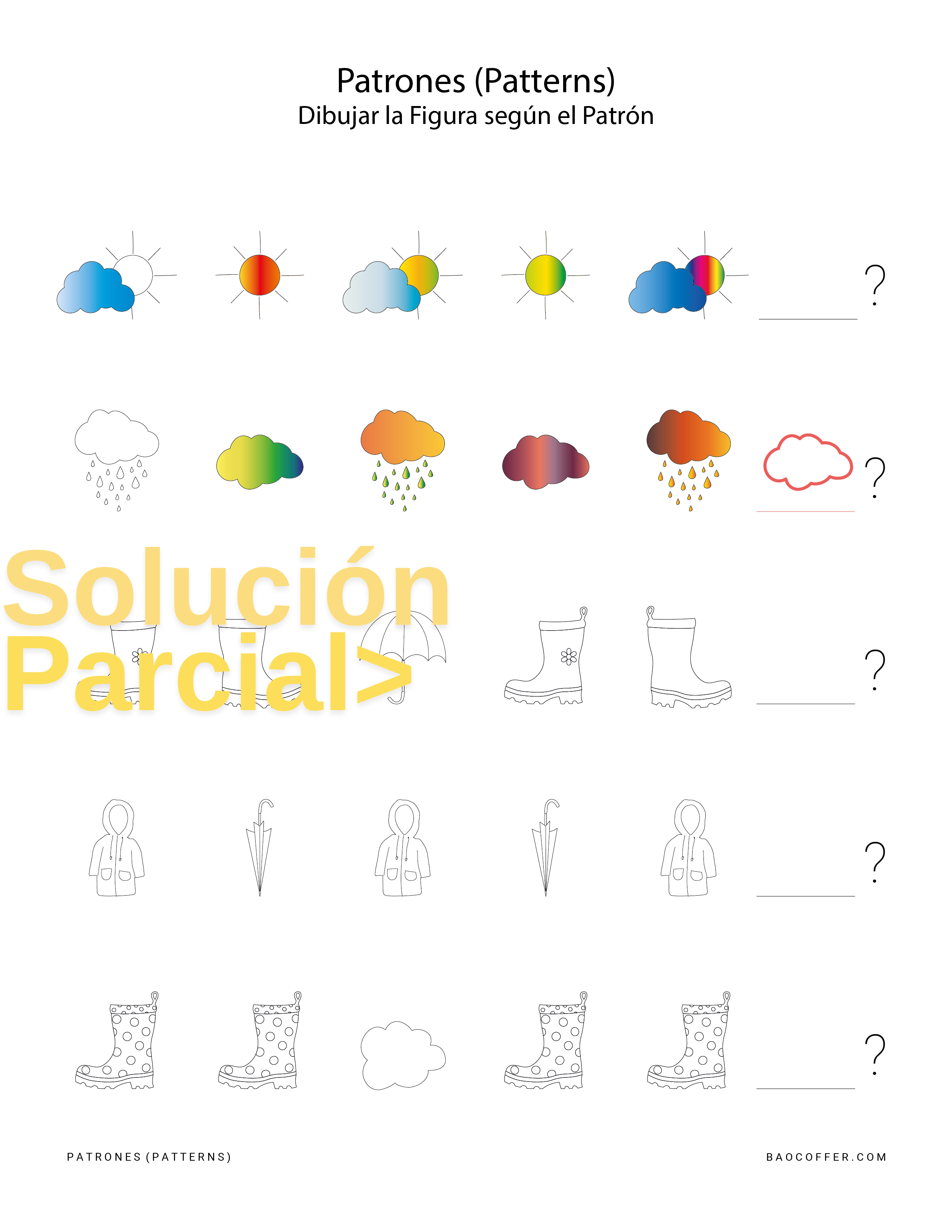 Patrones de Figuras de Primavera (Spring) #0200