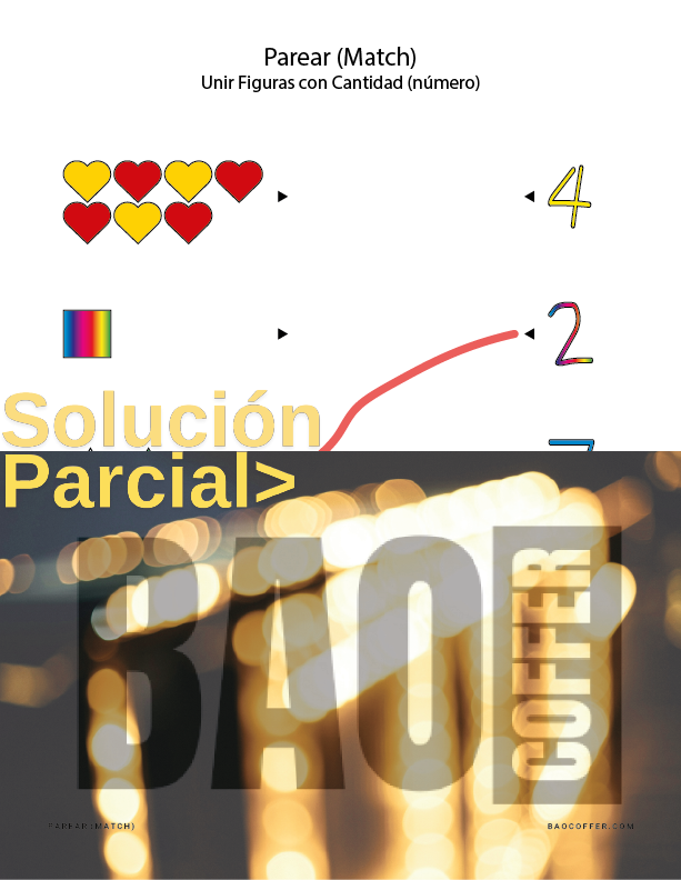 Parear Formas Geométricas con Cantidad #0200