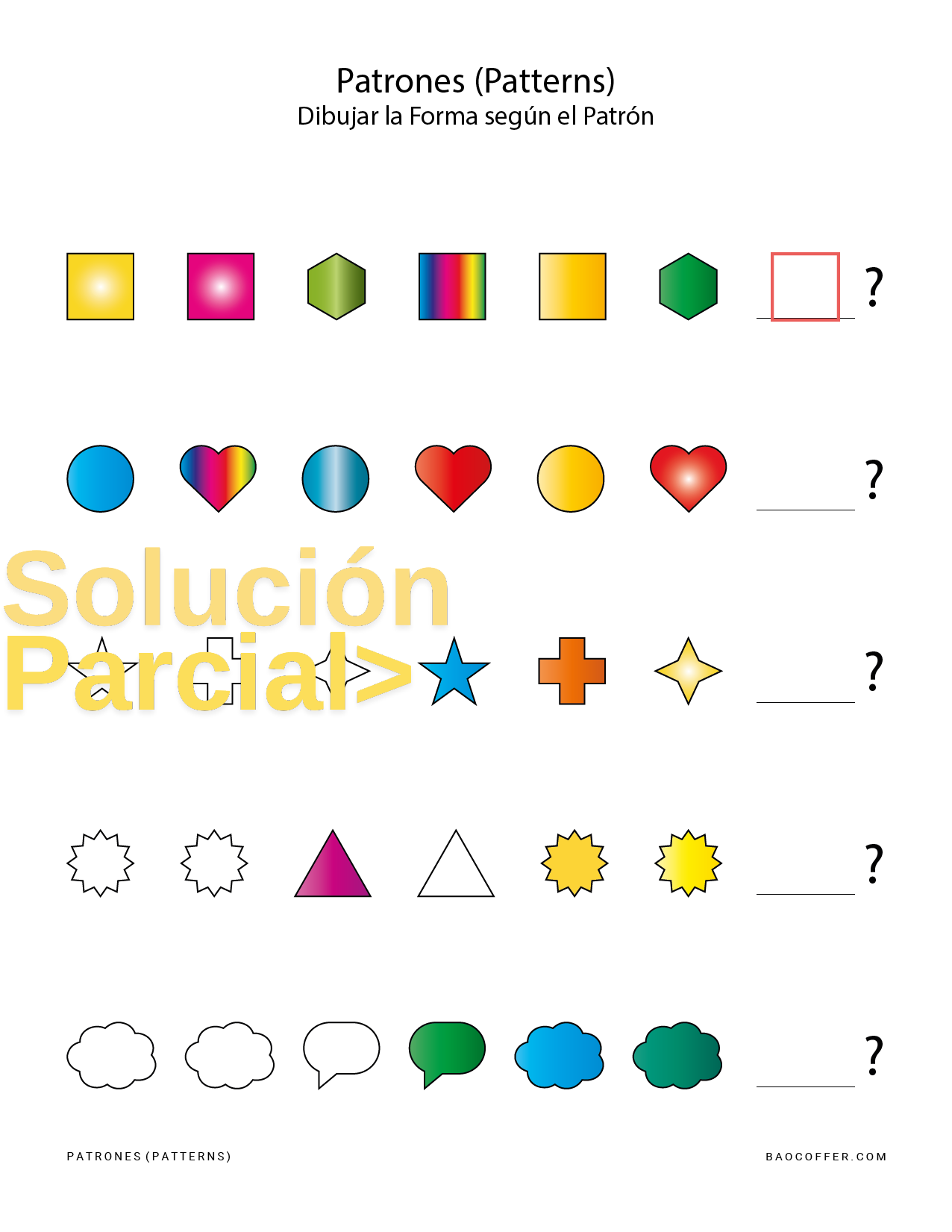 Patrones de Formas Geométricas #0201