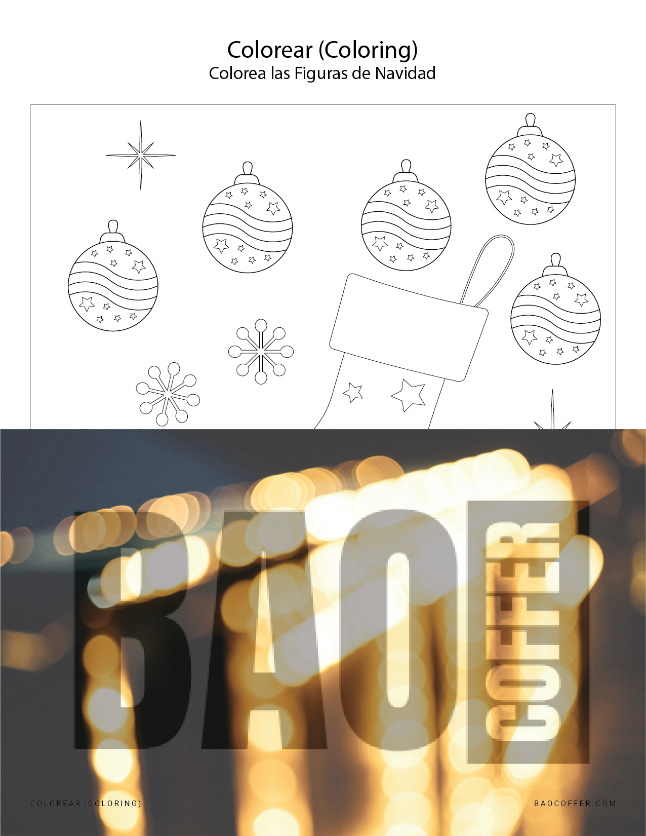 Colorear Figuras Navideñas #0101