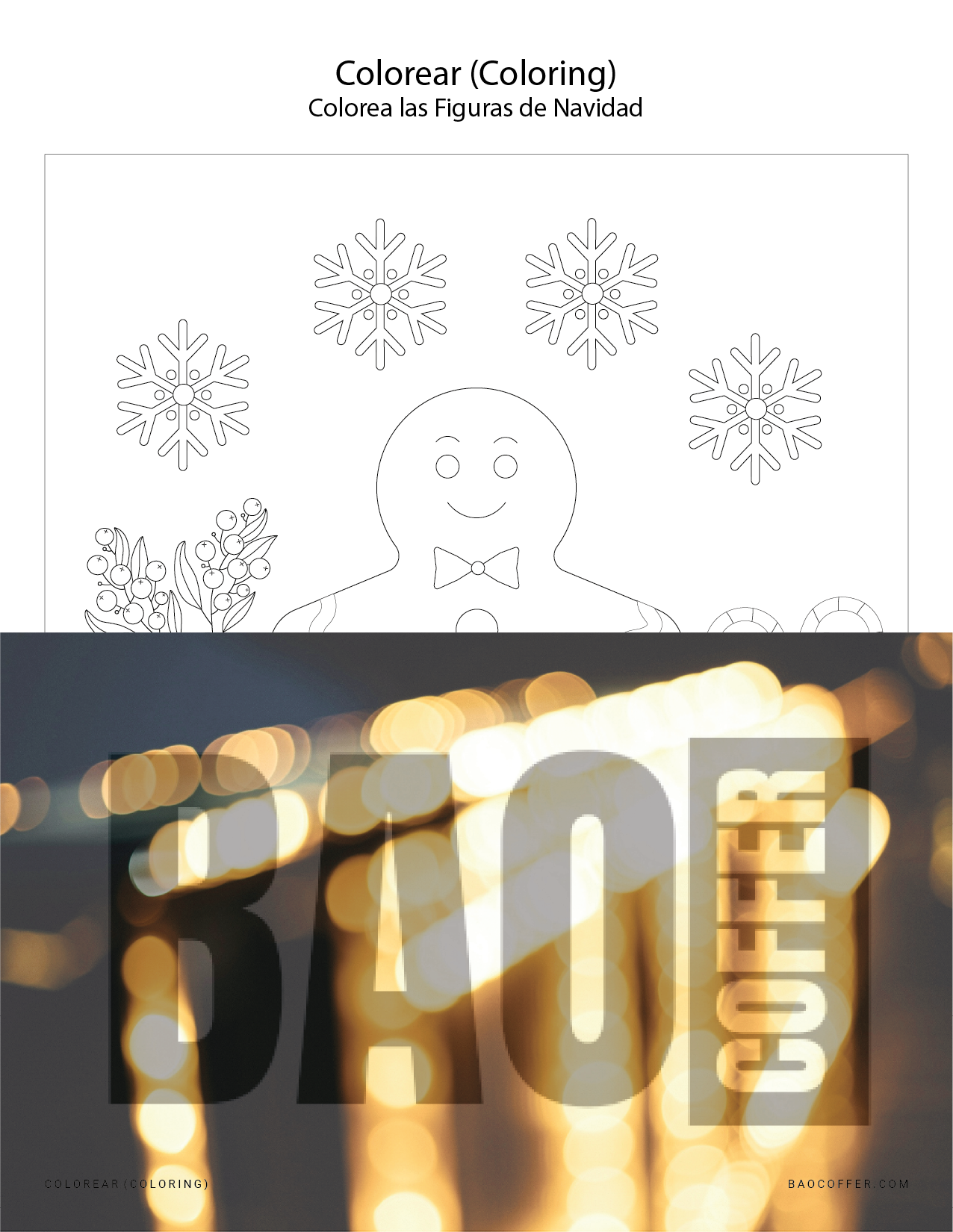 Colorear Figuras Navideñas #0100