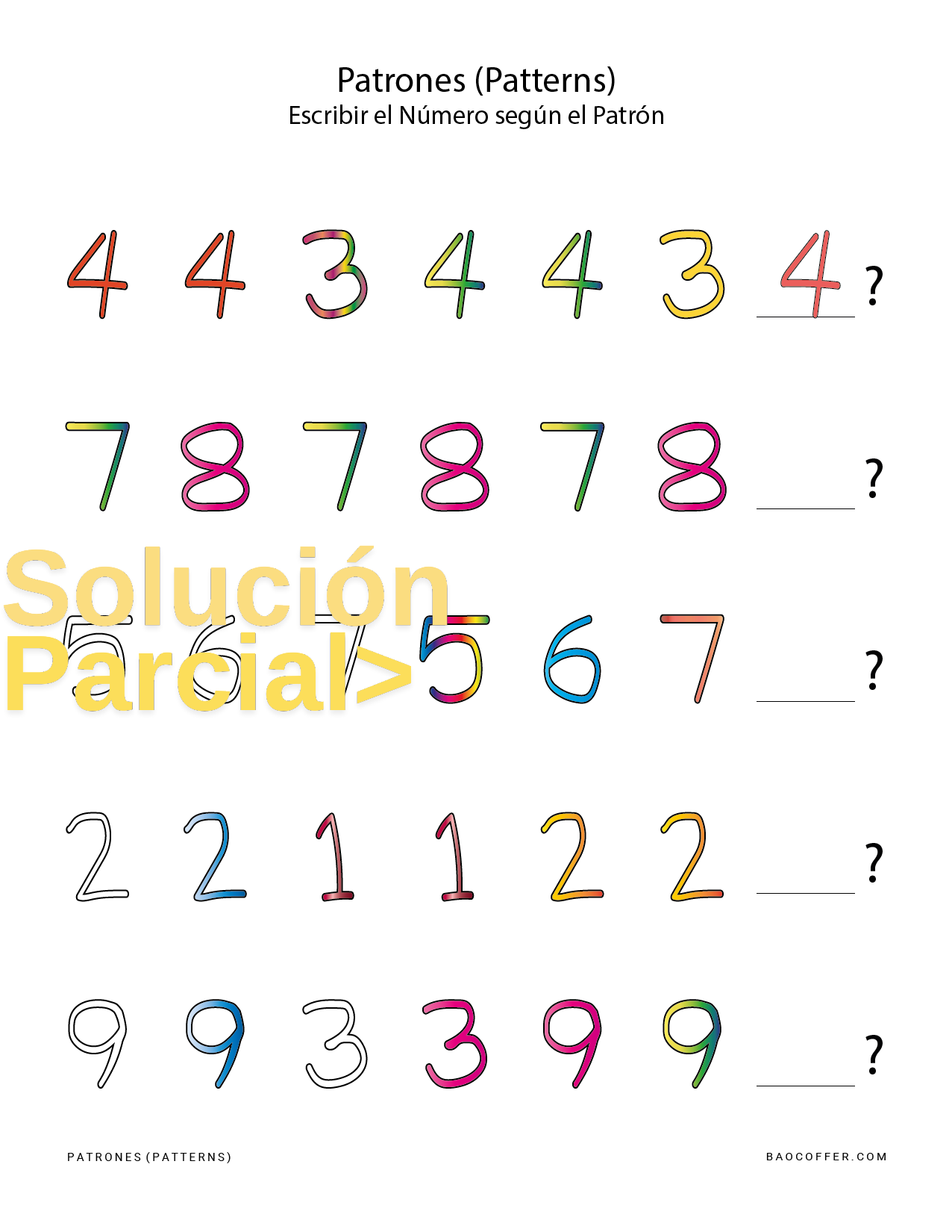 Patrones de Números #0201