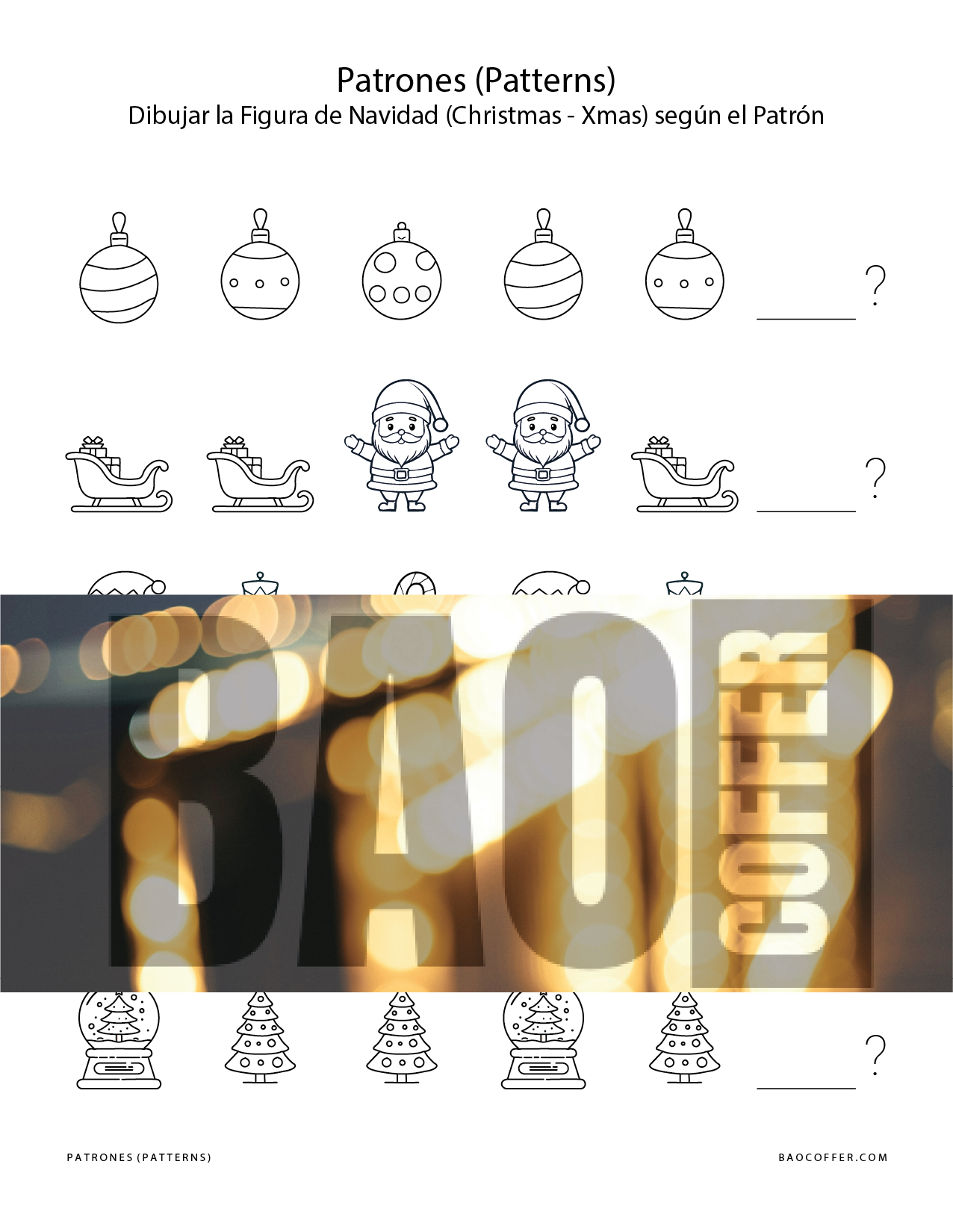 Patrones de Figuras Navideñas (Christmas -Xmas) #00110