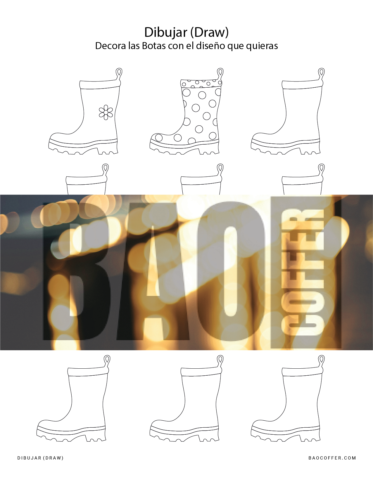 Dibujar las Botas (Boots) #00101