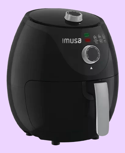 Freidora De Aire Imusa Air Fryer Esencial 3,2 Litros Negro