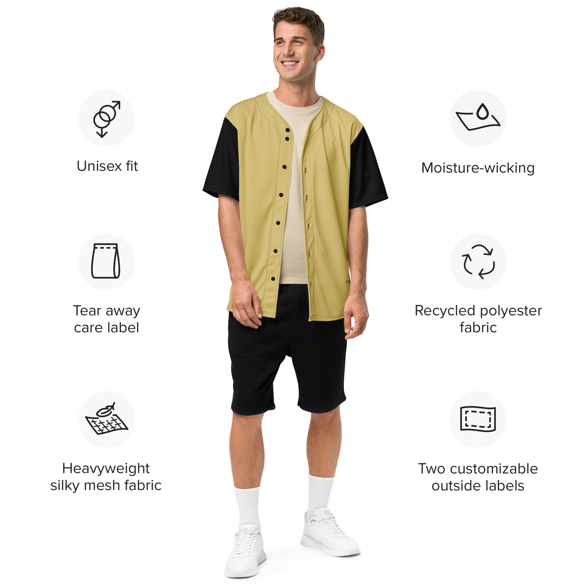 PXEL SWAG Sand Color Sport Unisex Jersey