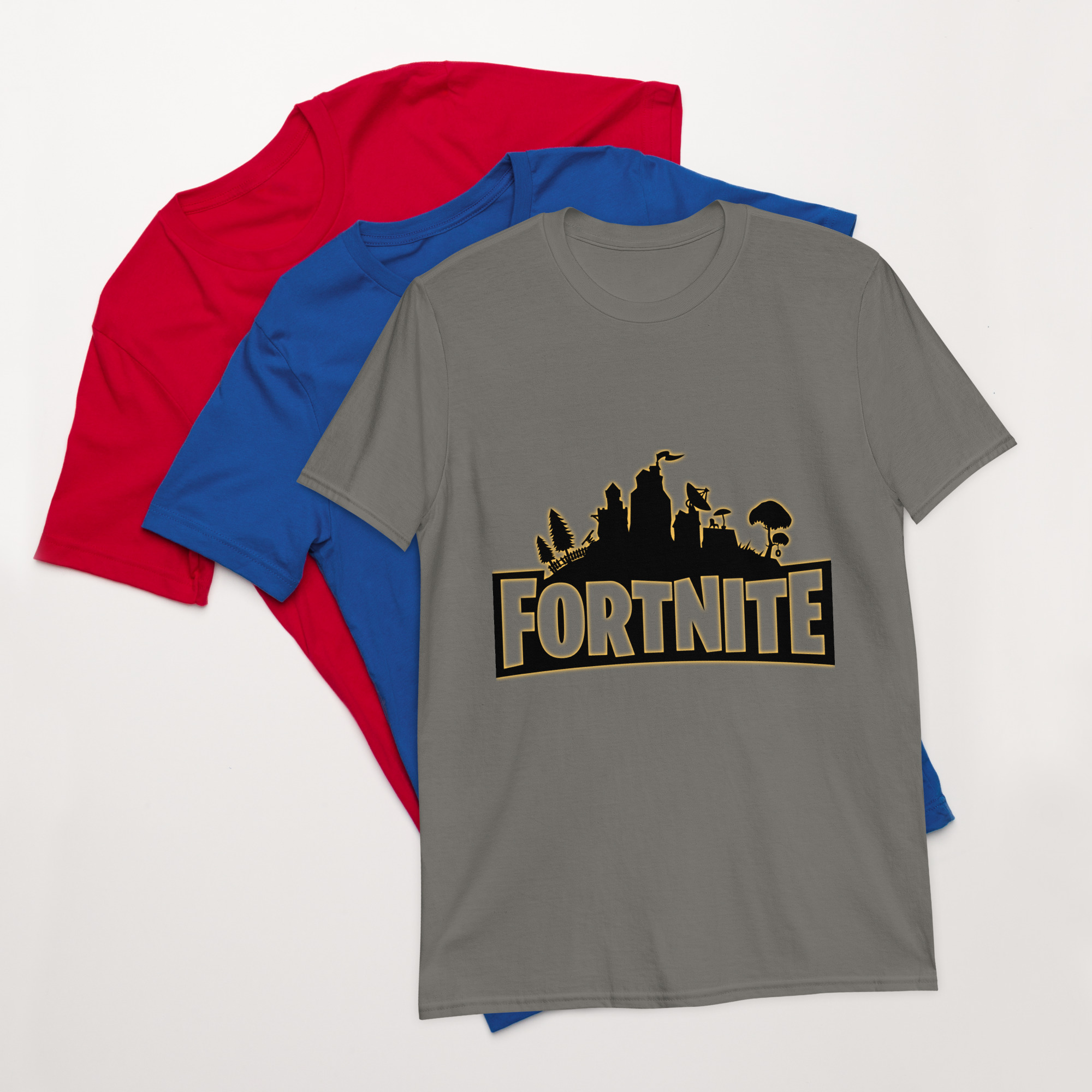 Fortnite Logo Short Sleeve Unisex Soft T-Shirt