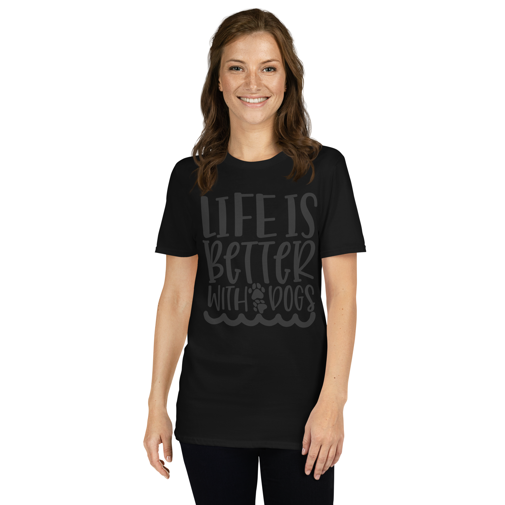 Life is Better With Dogs Soft Premium T-shirt