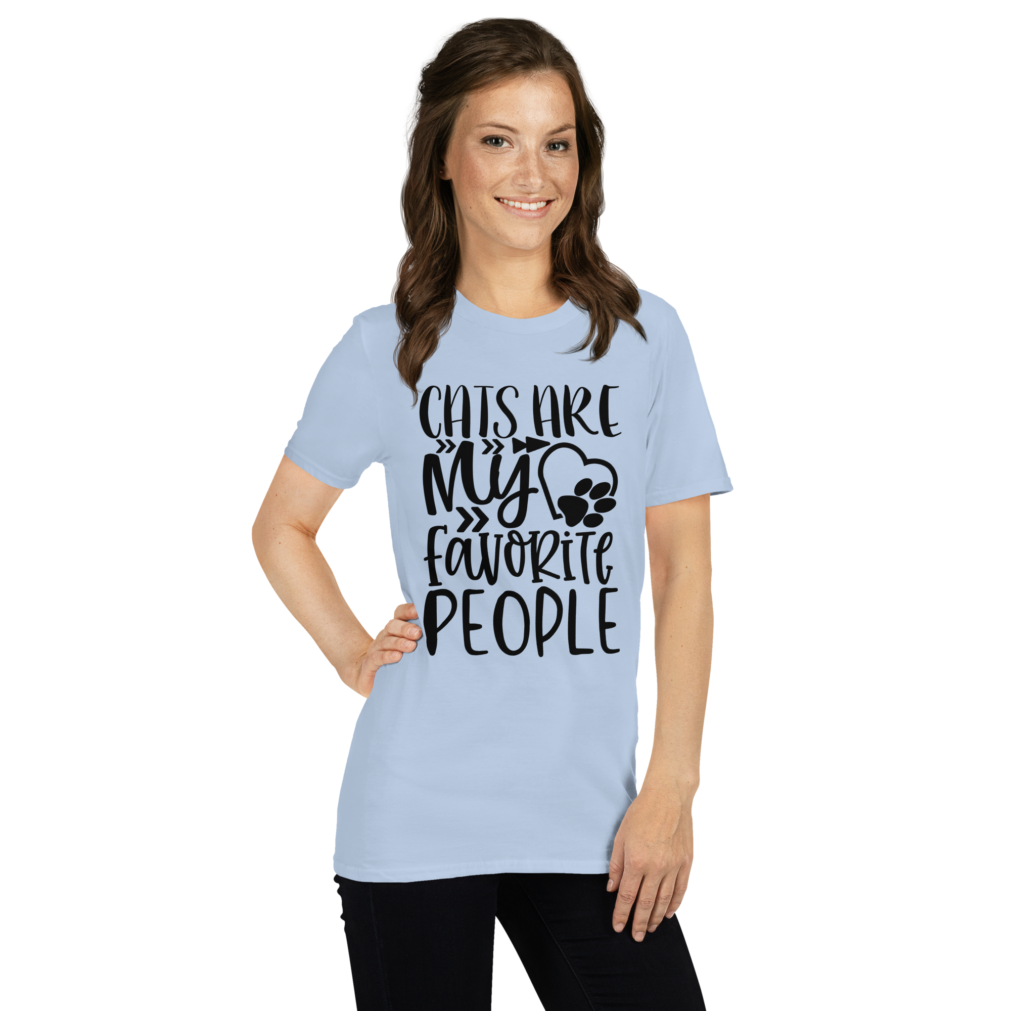 Cats Are my Favorite People Short Sleeve Unisex