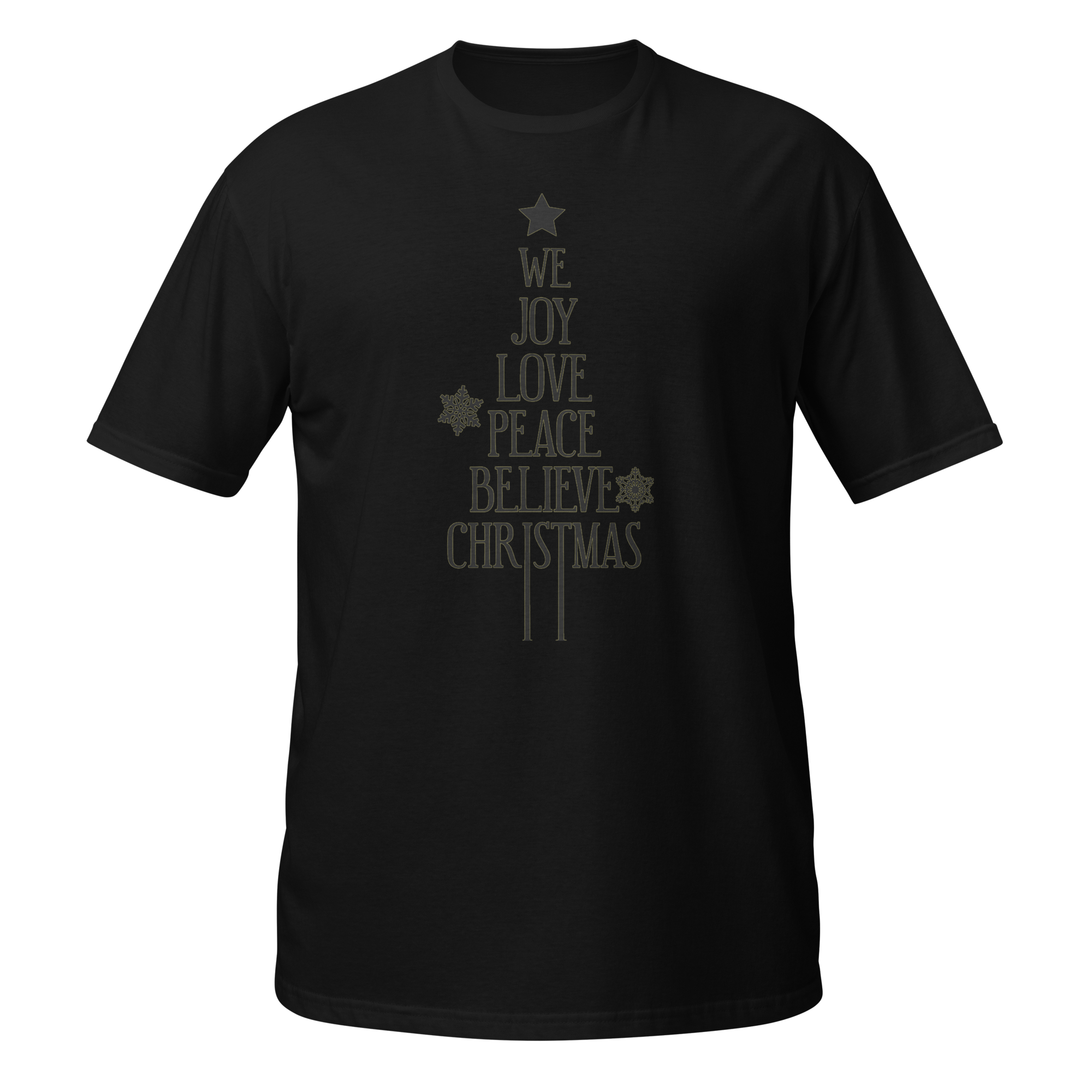Joy Love Peace Tree Unisex T-Shirt