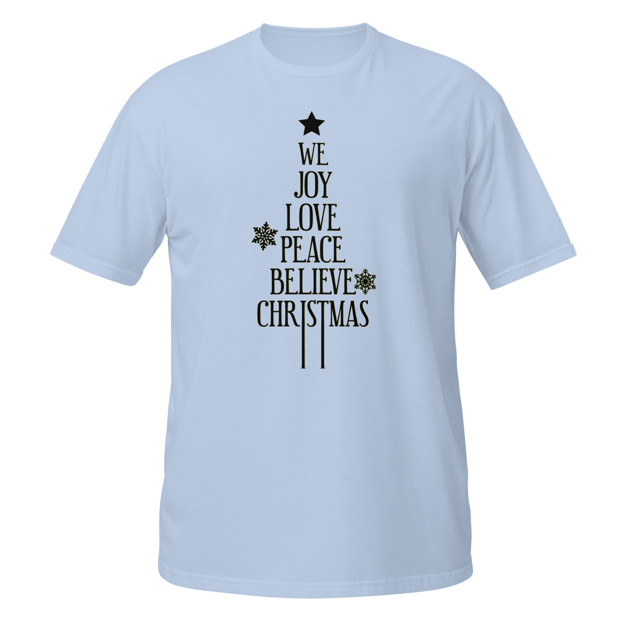 Joy Love Peace Tree Unisex T-Shirt