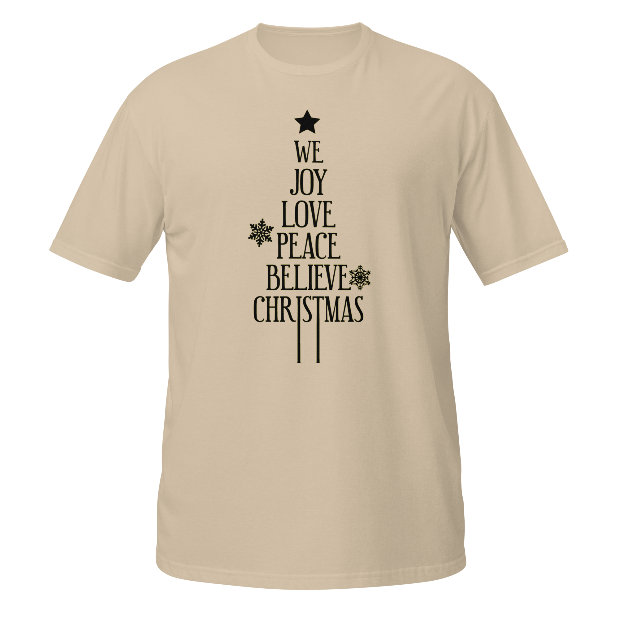 Joy Love Peace Tree Unisex T-Shirt