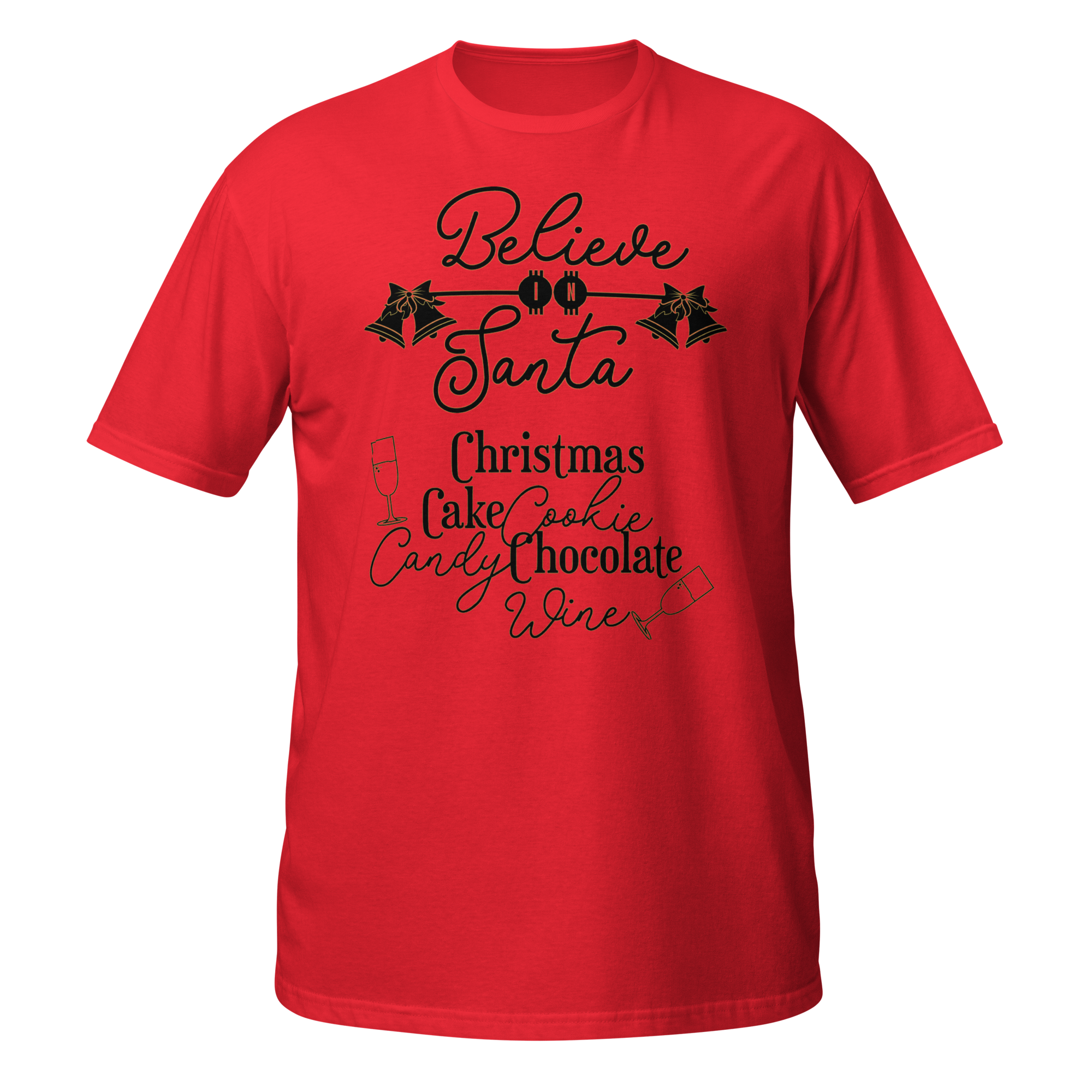 Christmas Cake Candy Wine Unisex T-Shirt