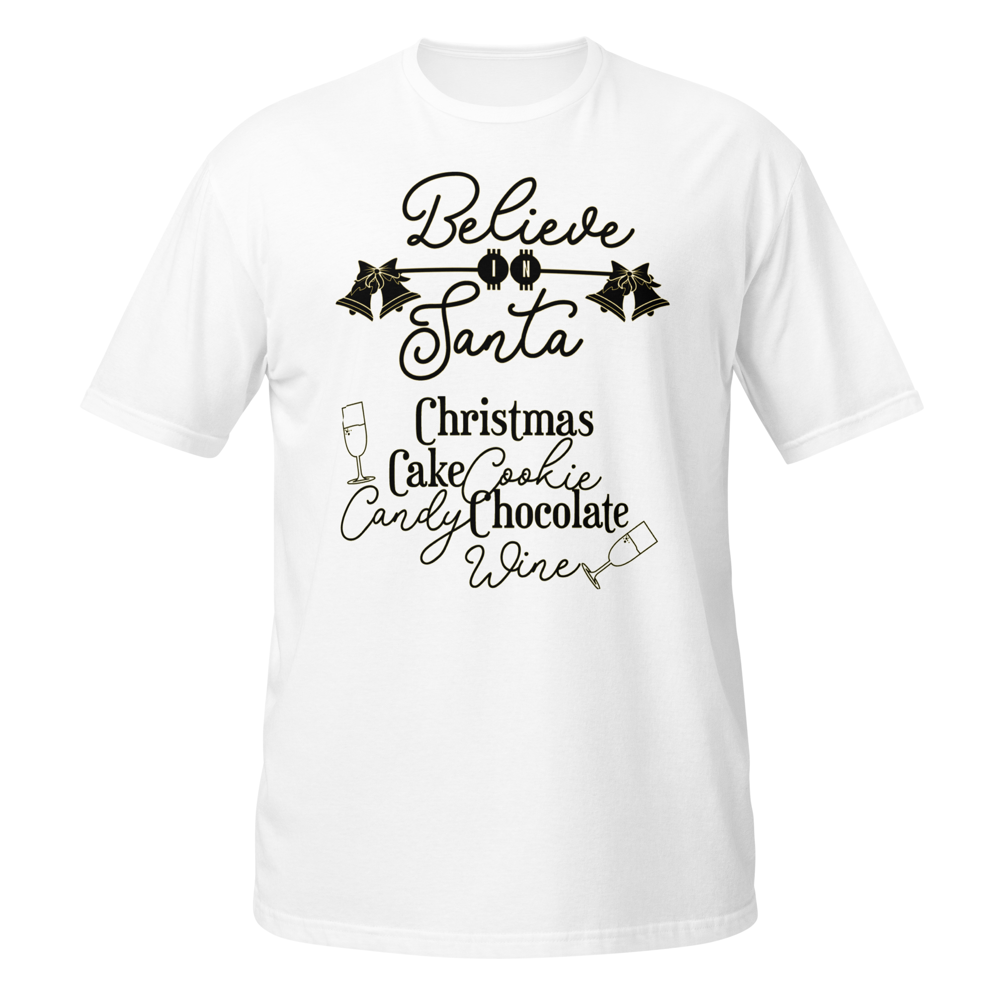 Christmas Cake Candy Wine Unisex T-Shirt