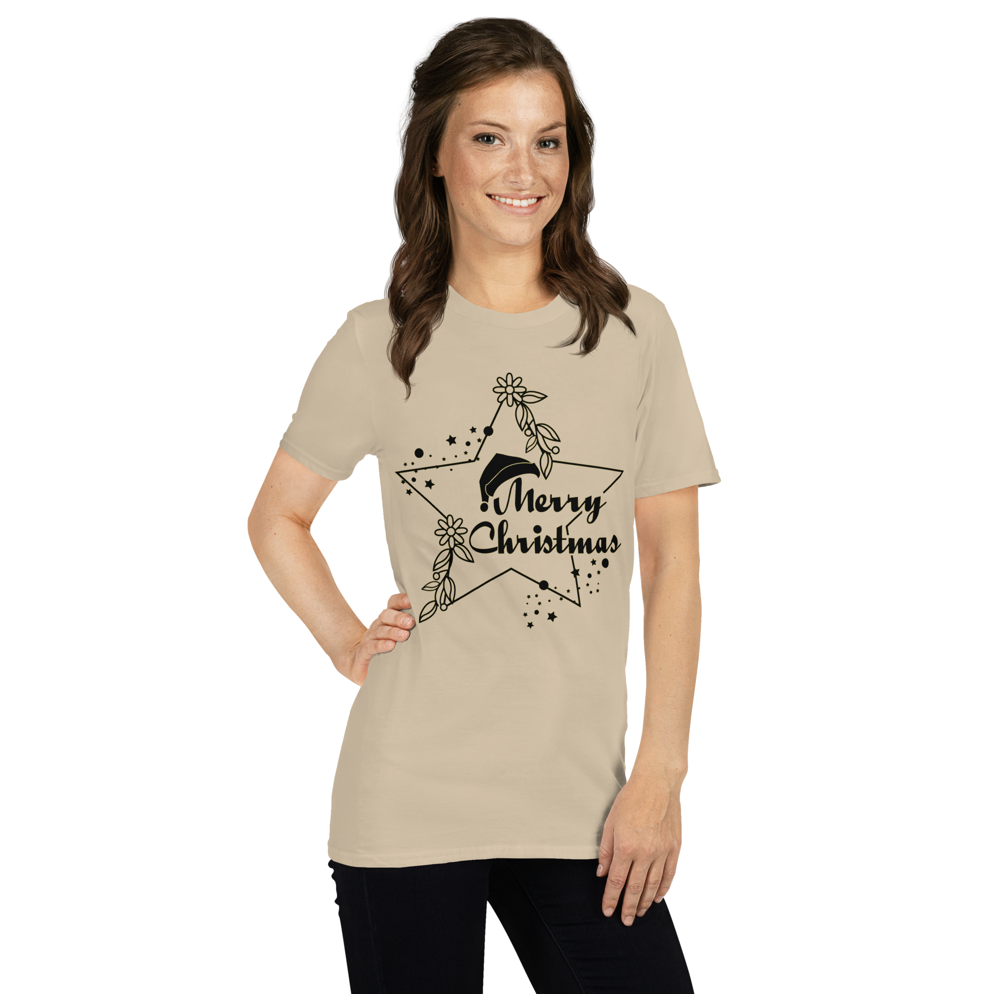 Merry Chritsmas In A Star Unisex T-Shirt 