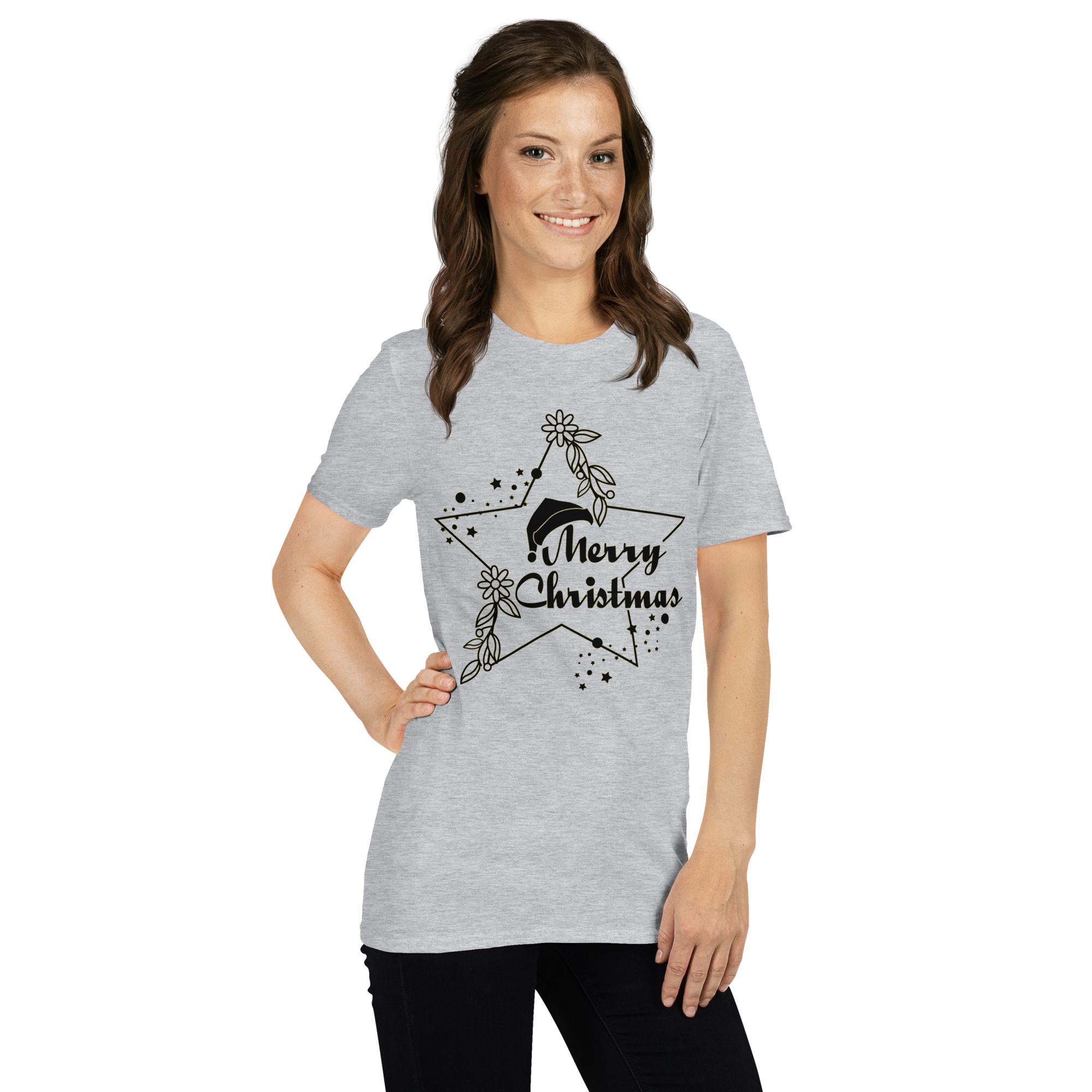 Merry Chritsmas In A Star Unisex T-Shirt 