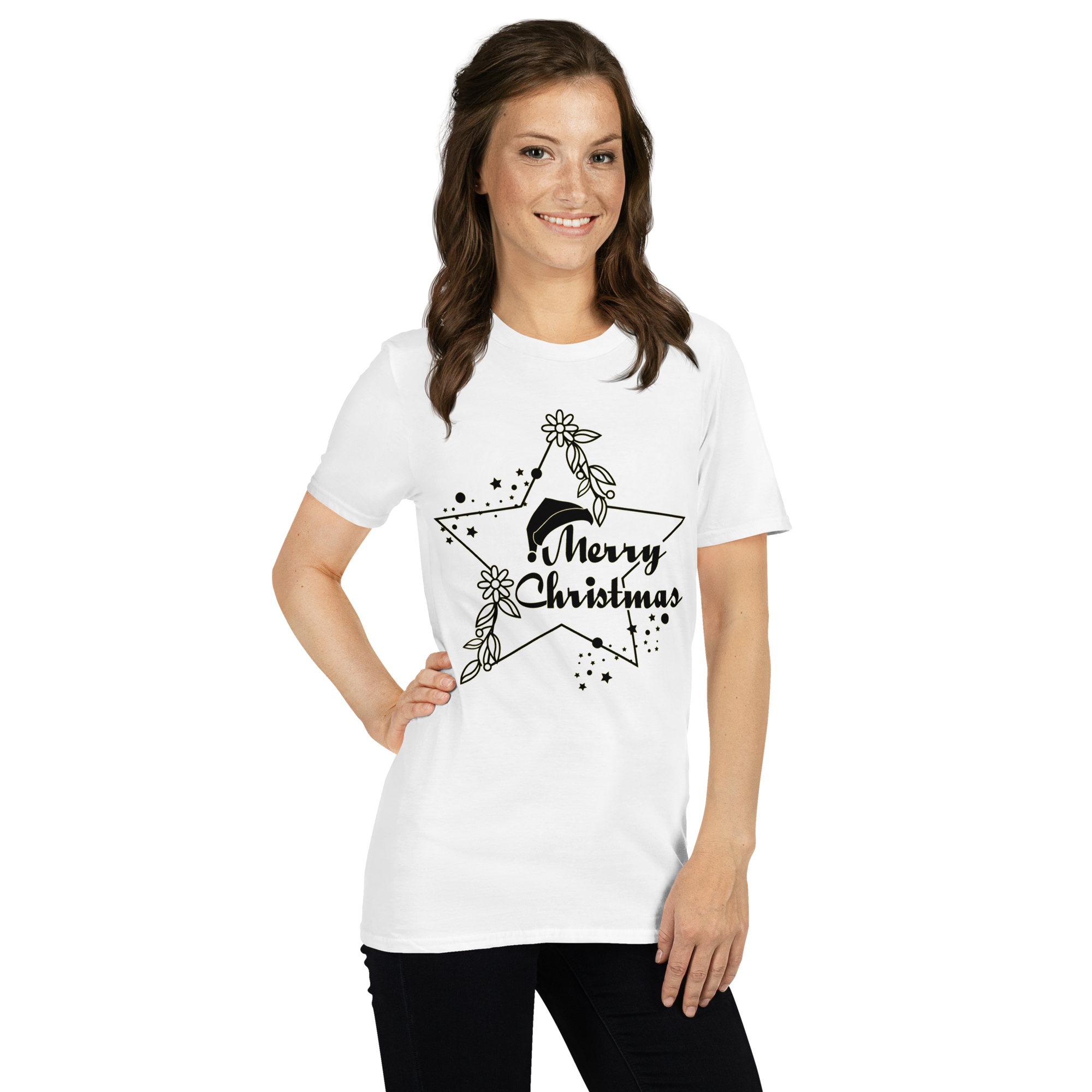 Merry Chritsmas In A Star Unisex T-Shirt 
