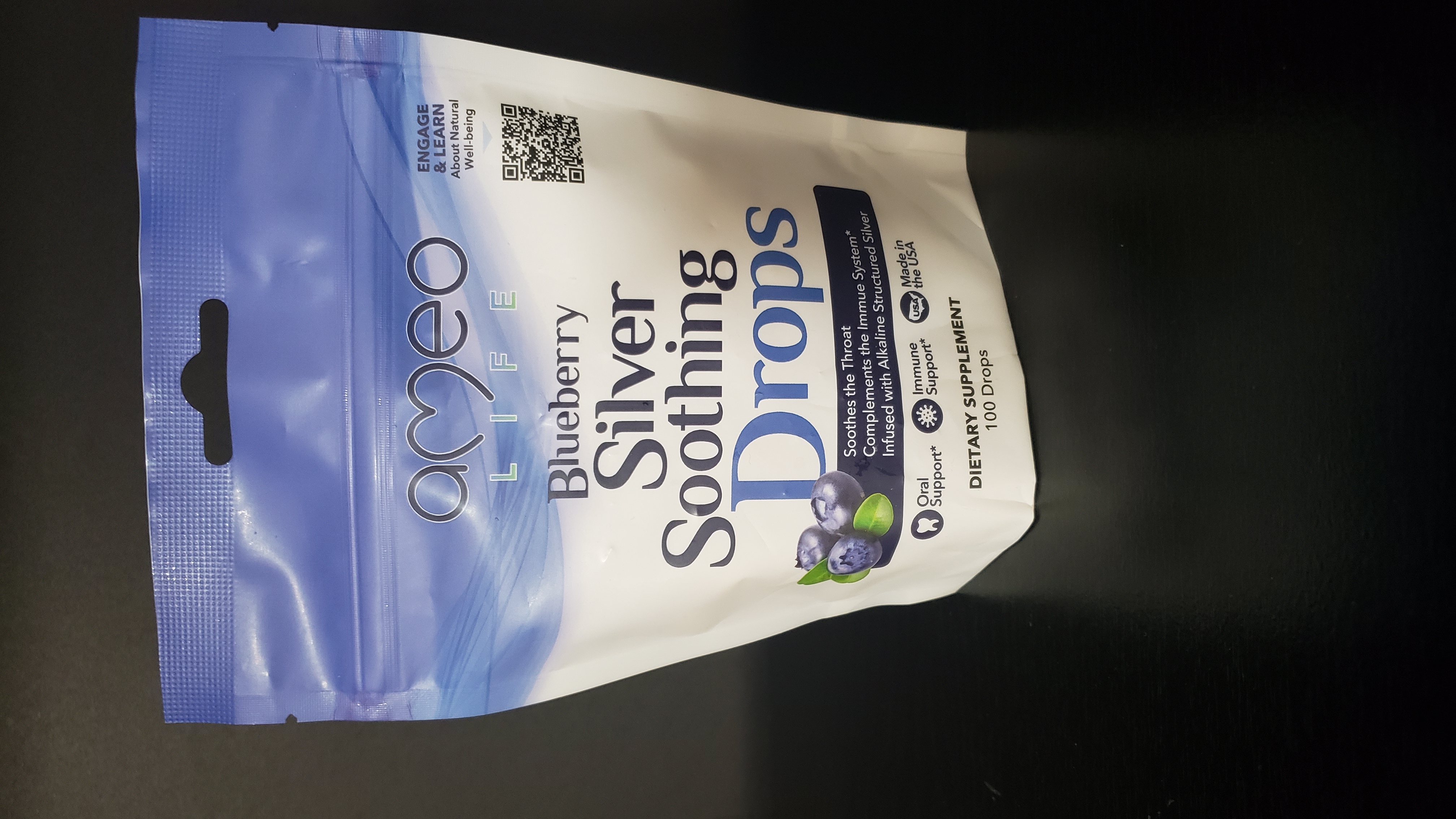 BLUEBERRY SILVER SOOTHING DROPS