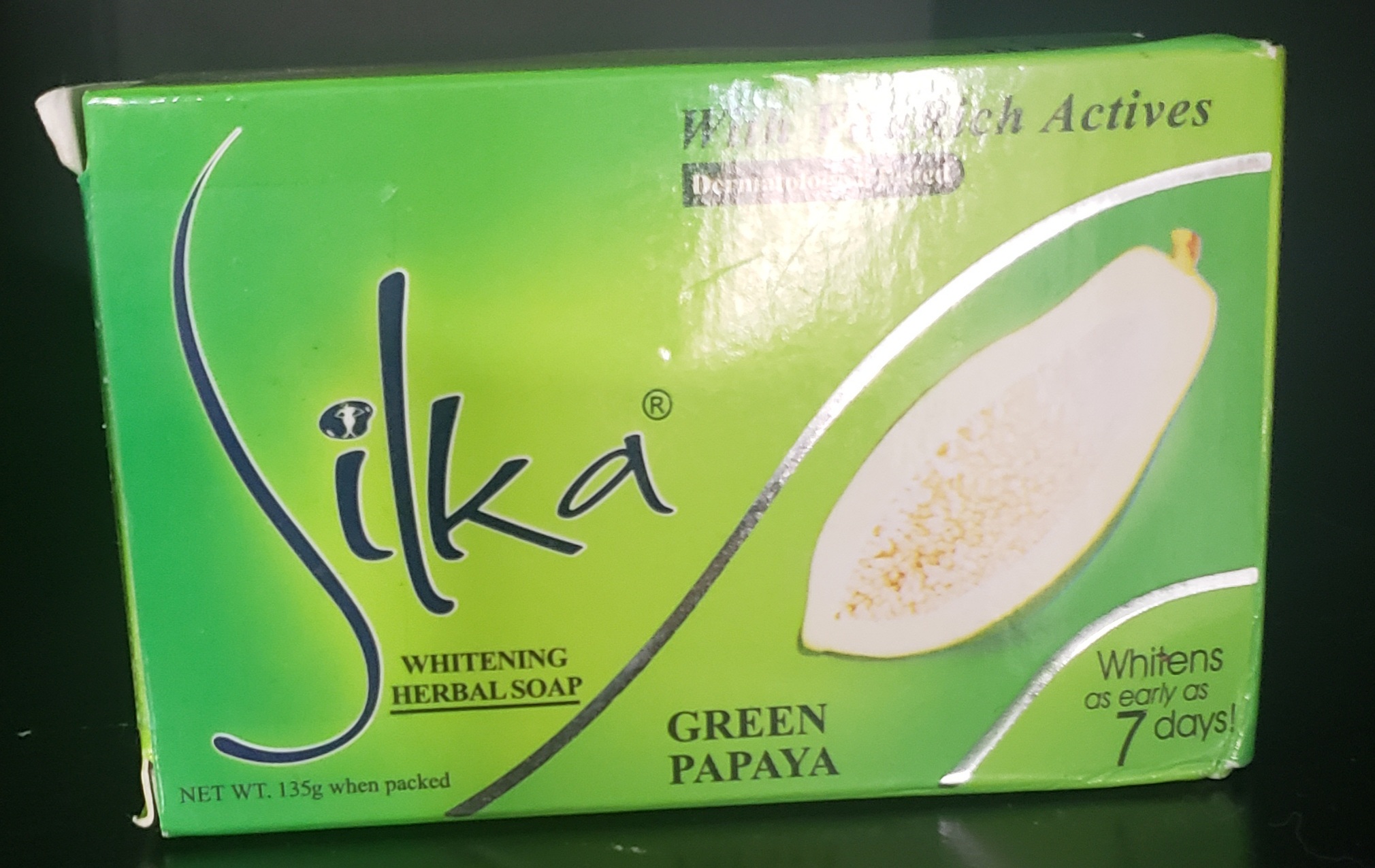 Silka Whitening Herbal Soap Green Papaya variant