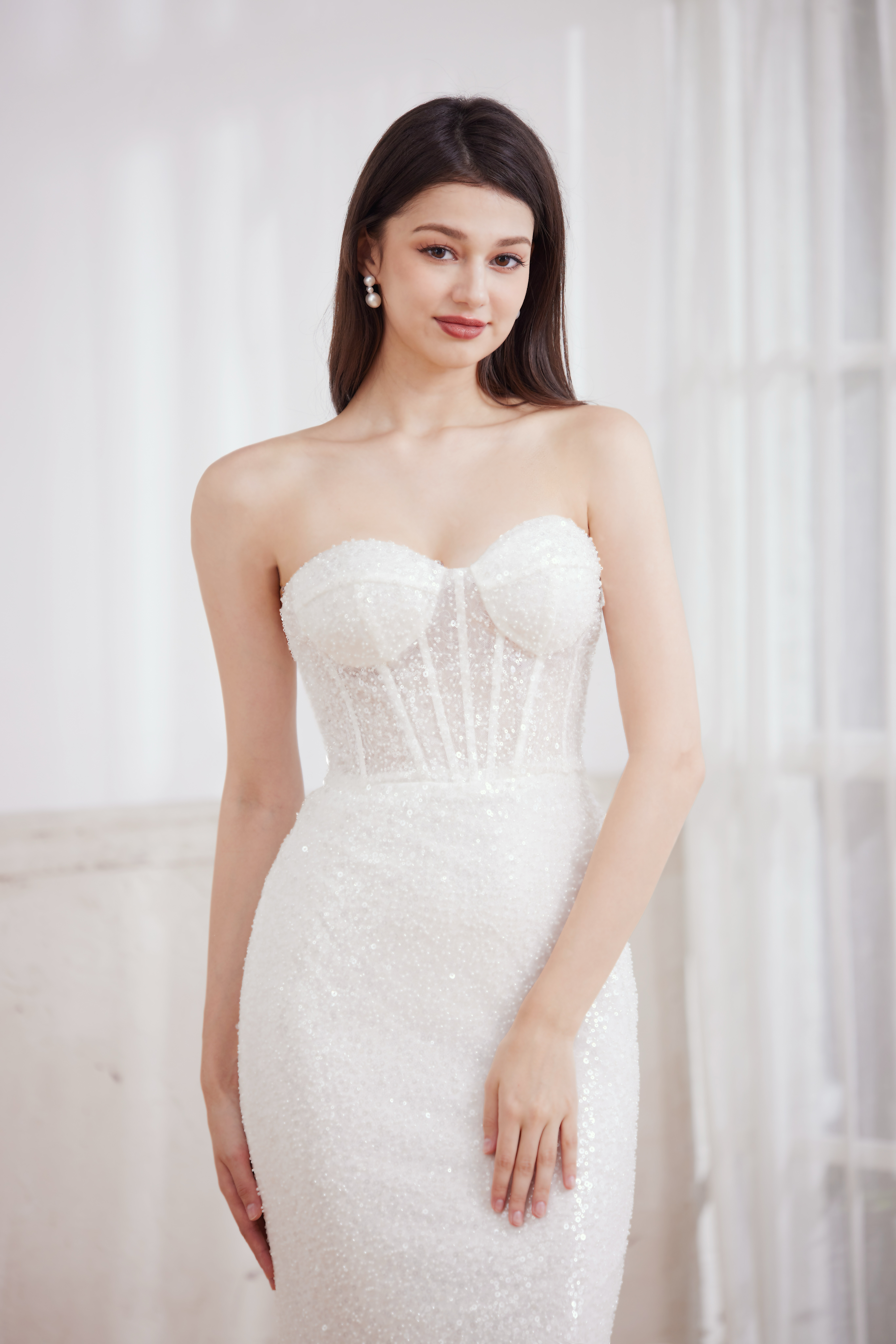 Glow-two pieces gown