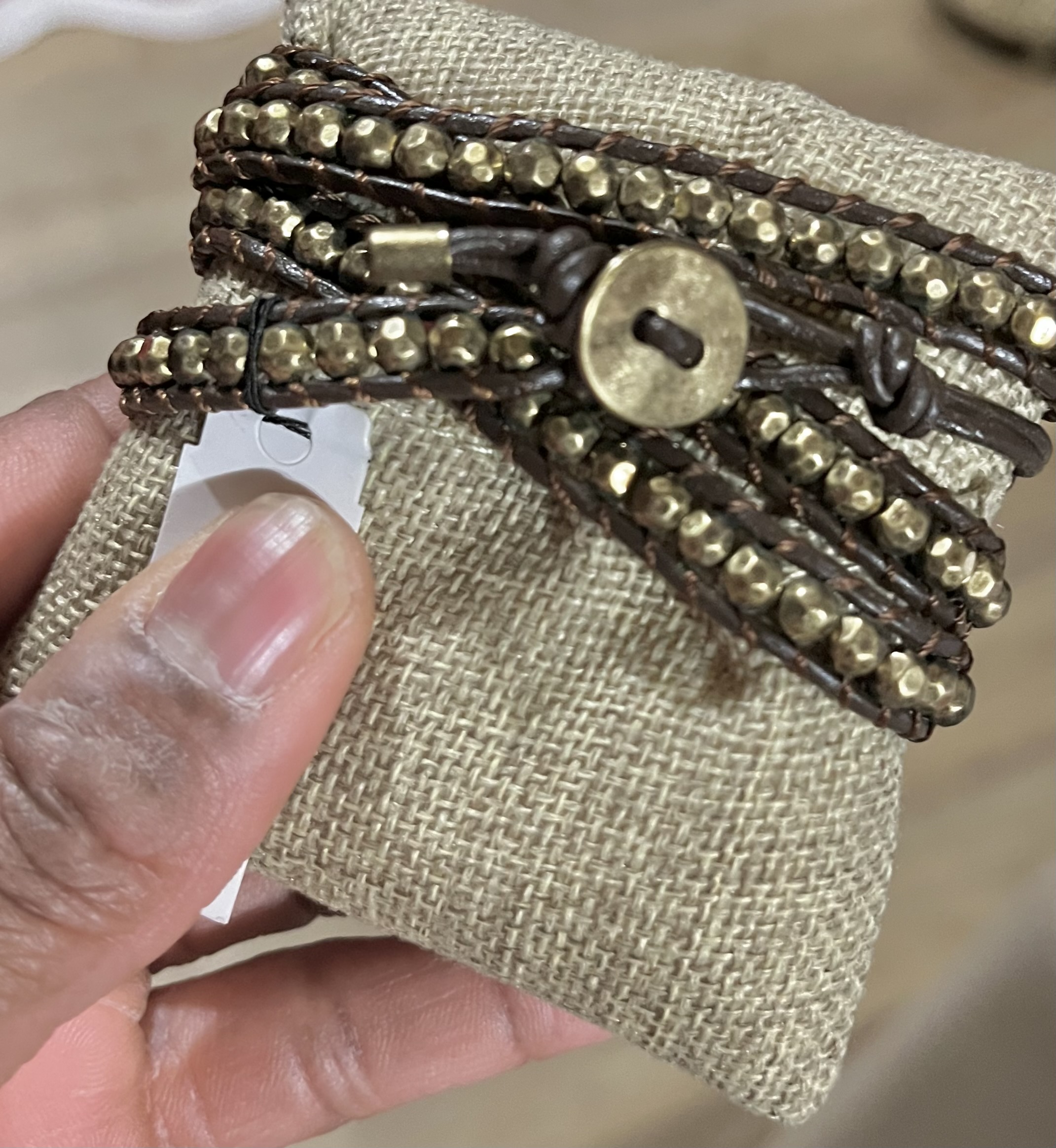 Handcrafted Beaded Wrap Bracelet