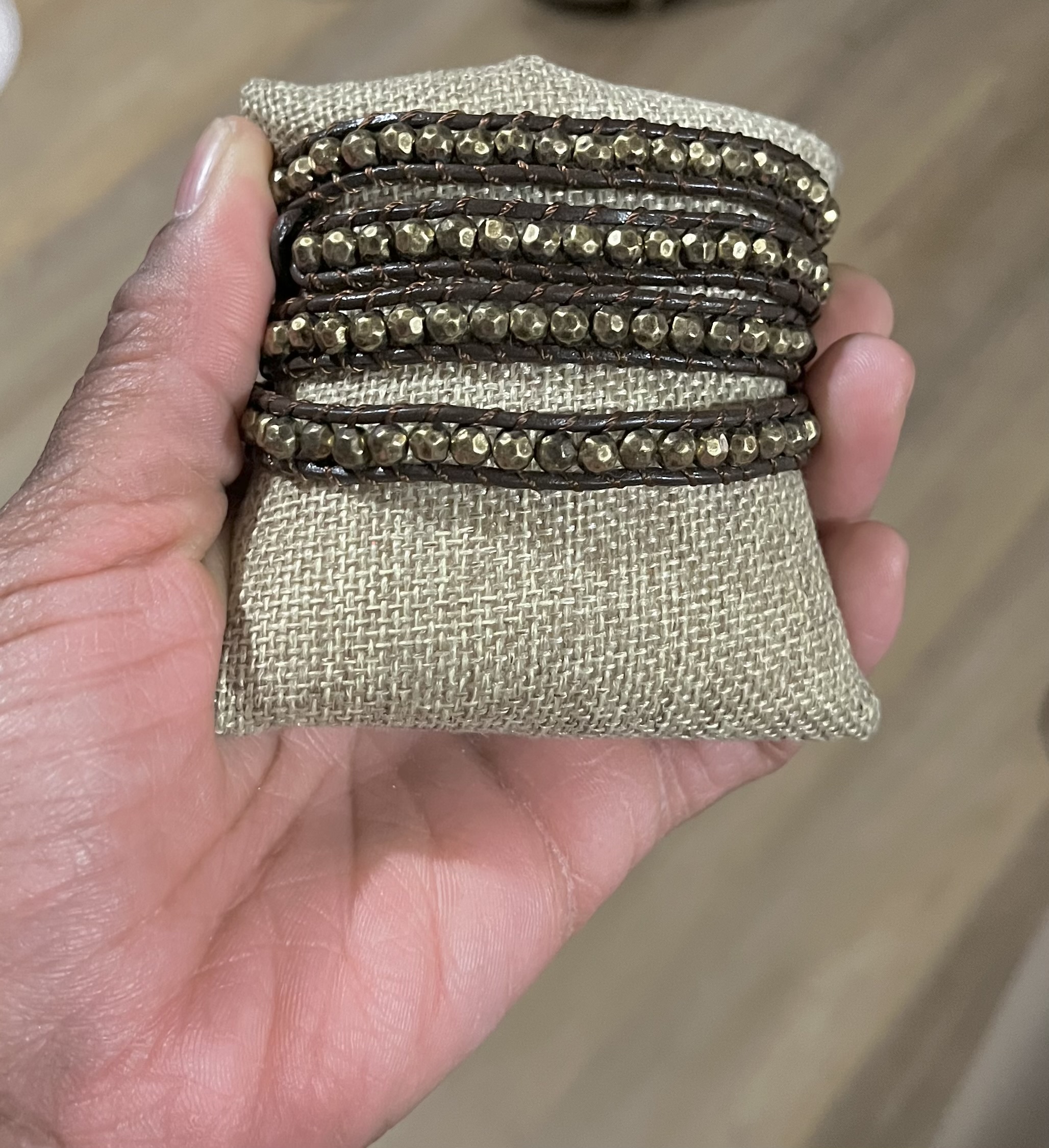 Handcrafted Beaded Wrap Bracelet