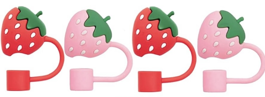 Strawberry Stanley Straw Lid