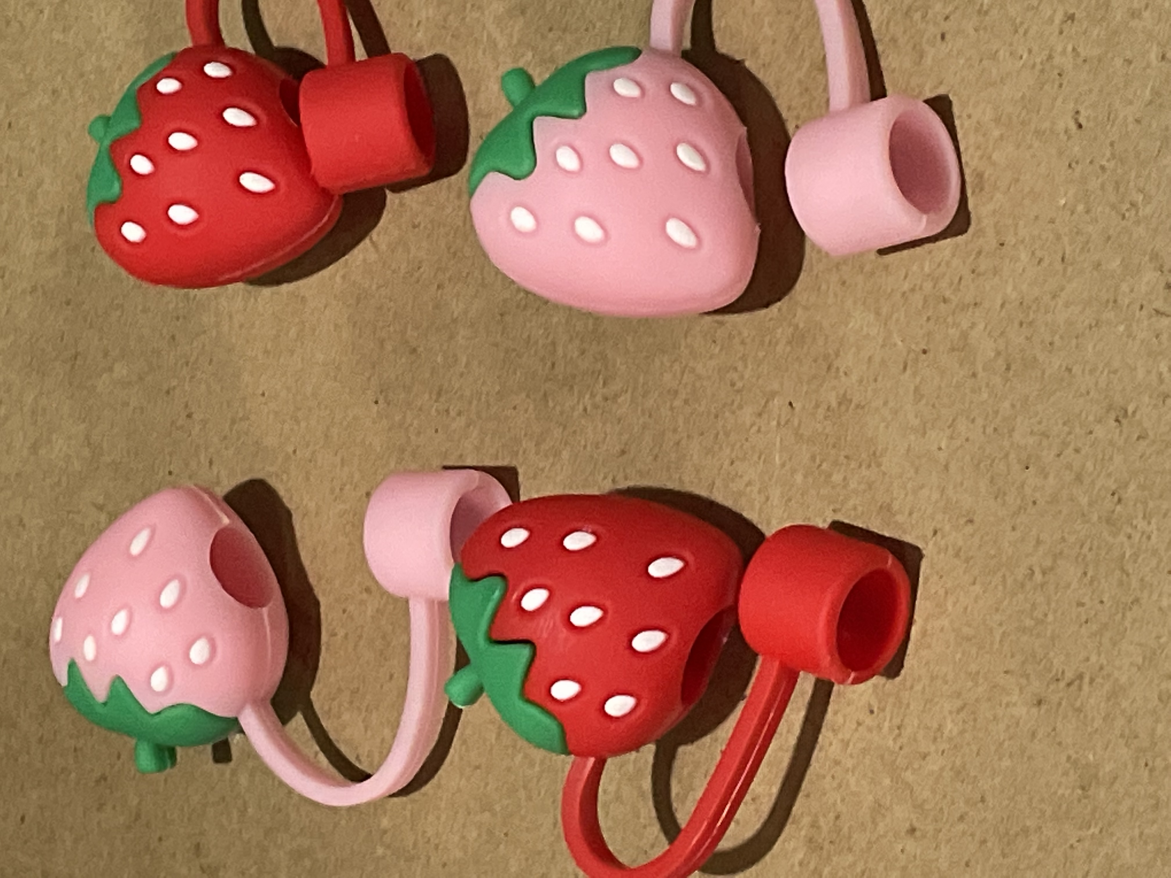 Strawberry Stanley Straw Lid