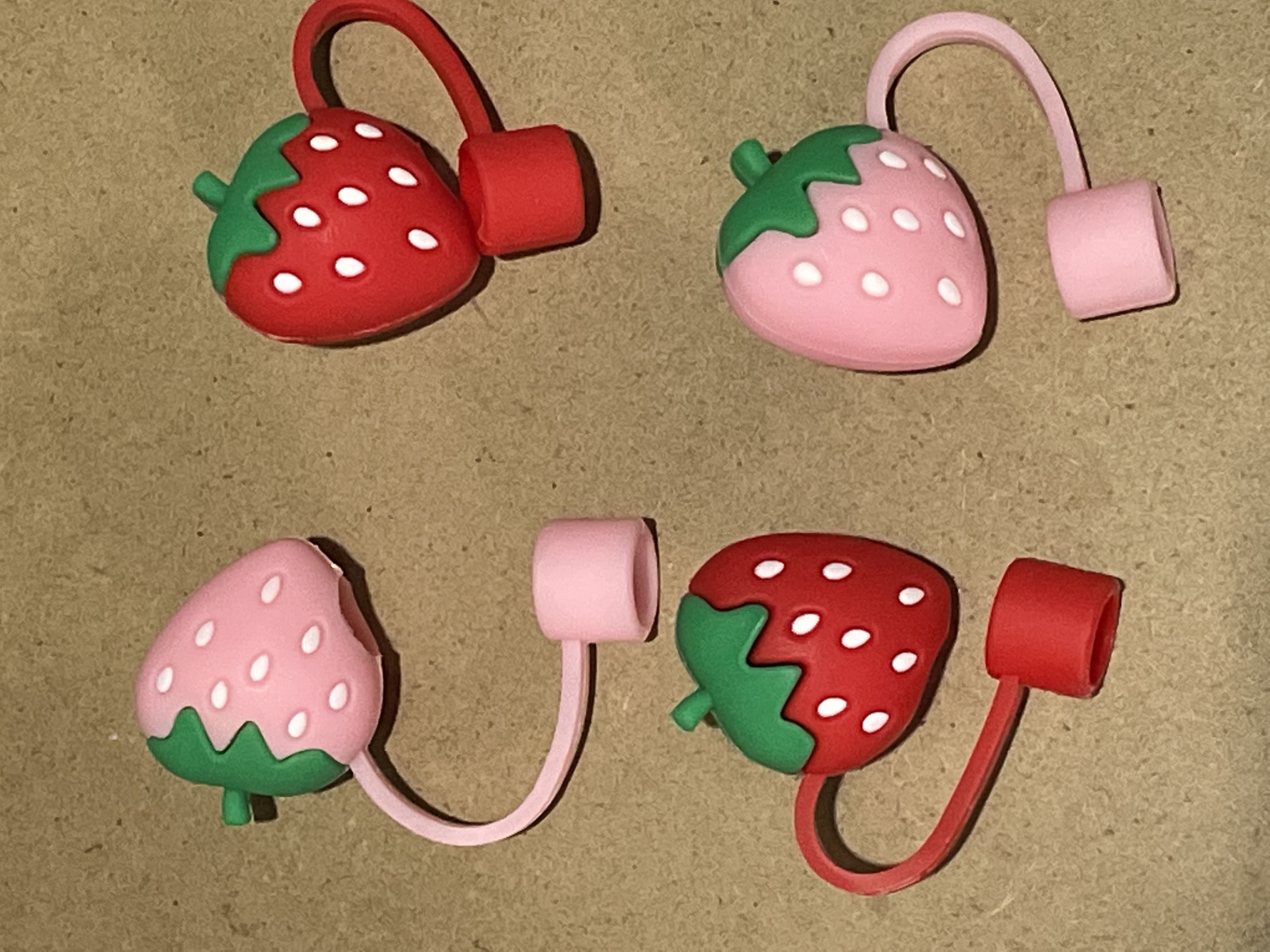 Strawberry Stanley Straw Lid
