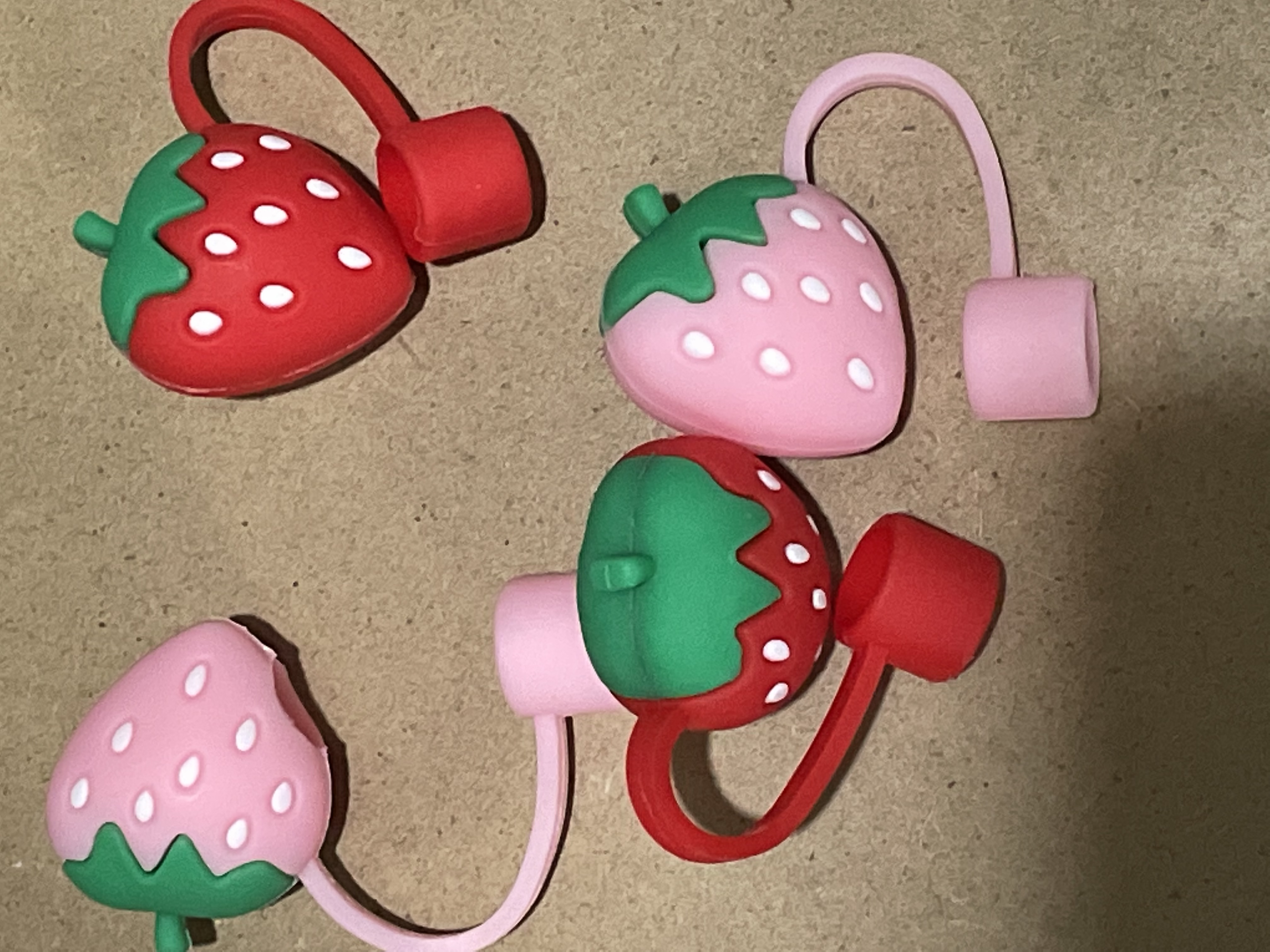 Strawberry Stanley Straw Lid