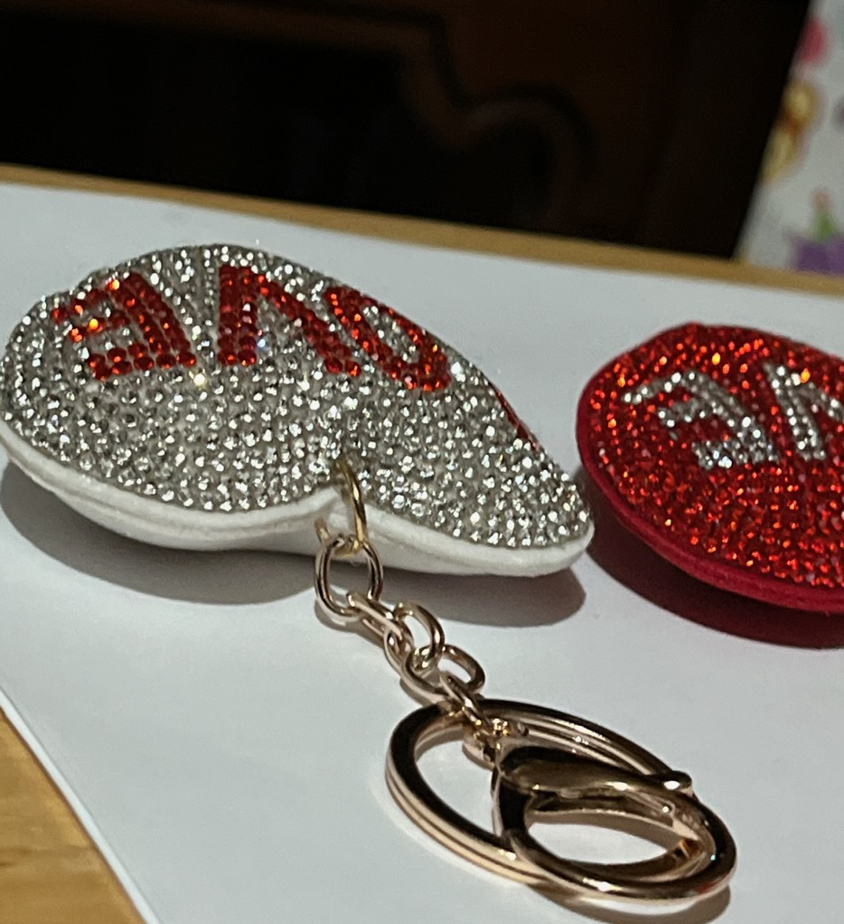 Heart-shaped LOVE Keychains