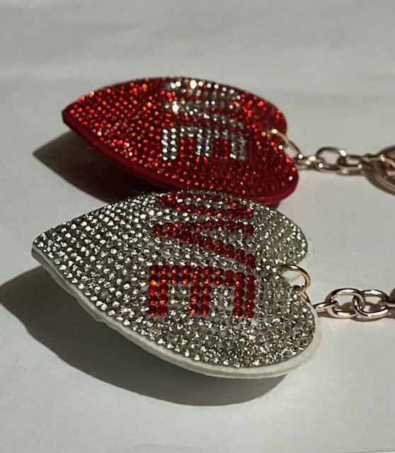 Heart-shaped LOVE Keychains