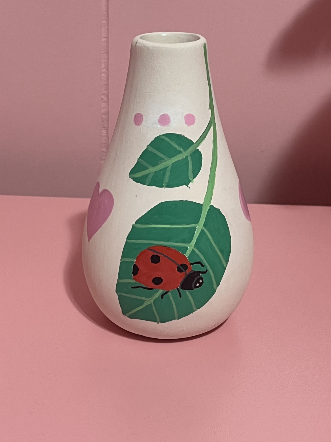 Hand-Painted Ceramic Vase