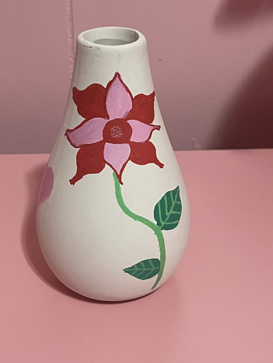 Hand-Painted Ceramic Vase