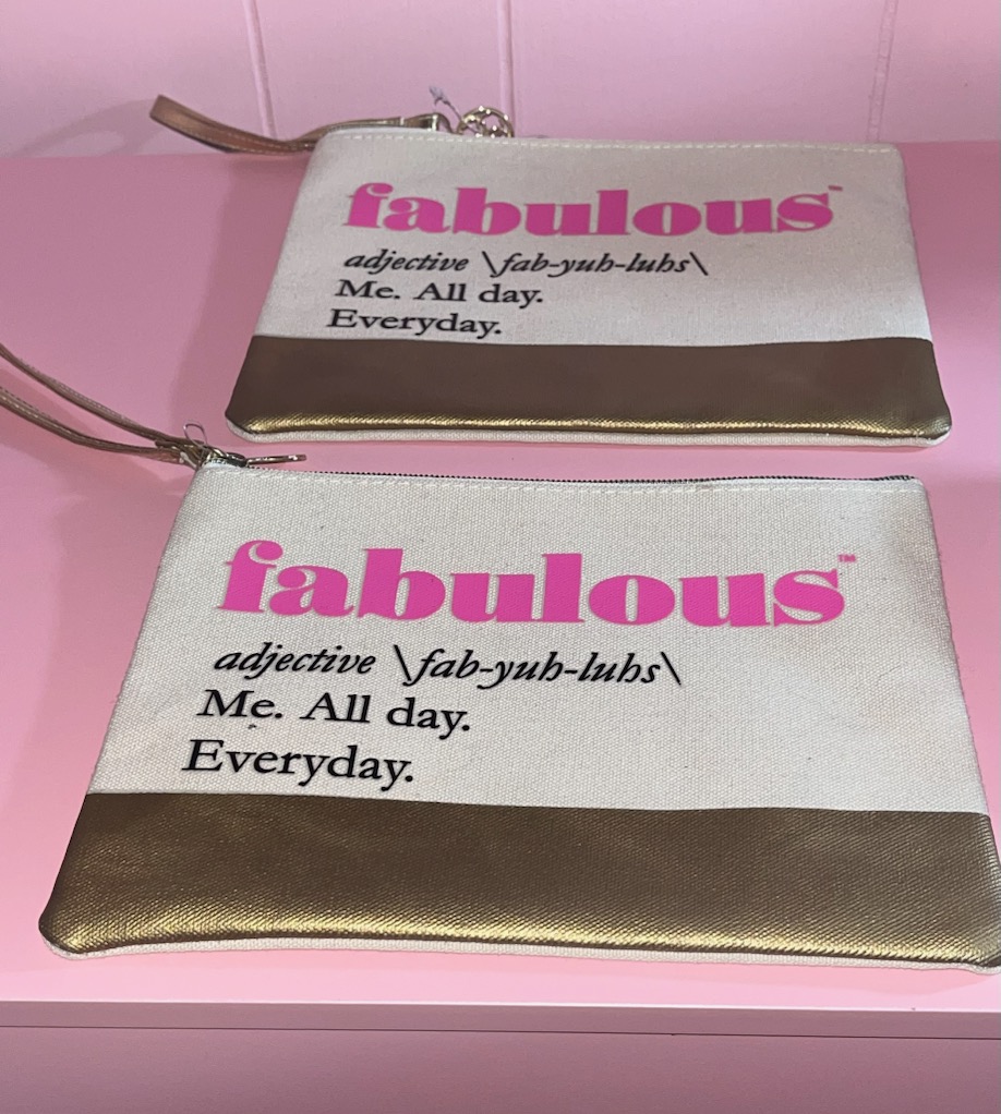 Fabulous Canvas Pouch/Purse/MakeUp Bag