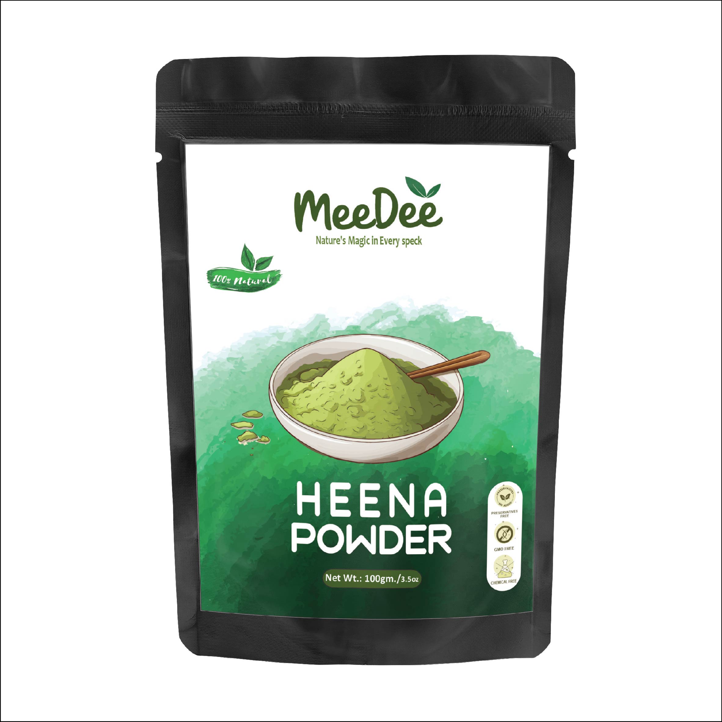 MeeDee BAQ Mehandi Powder Sojat Rajasthani Henna Powder  (100 g)