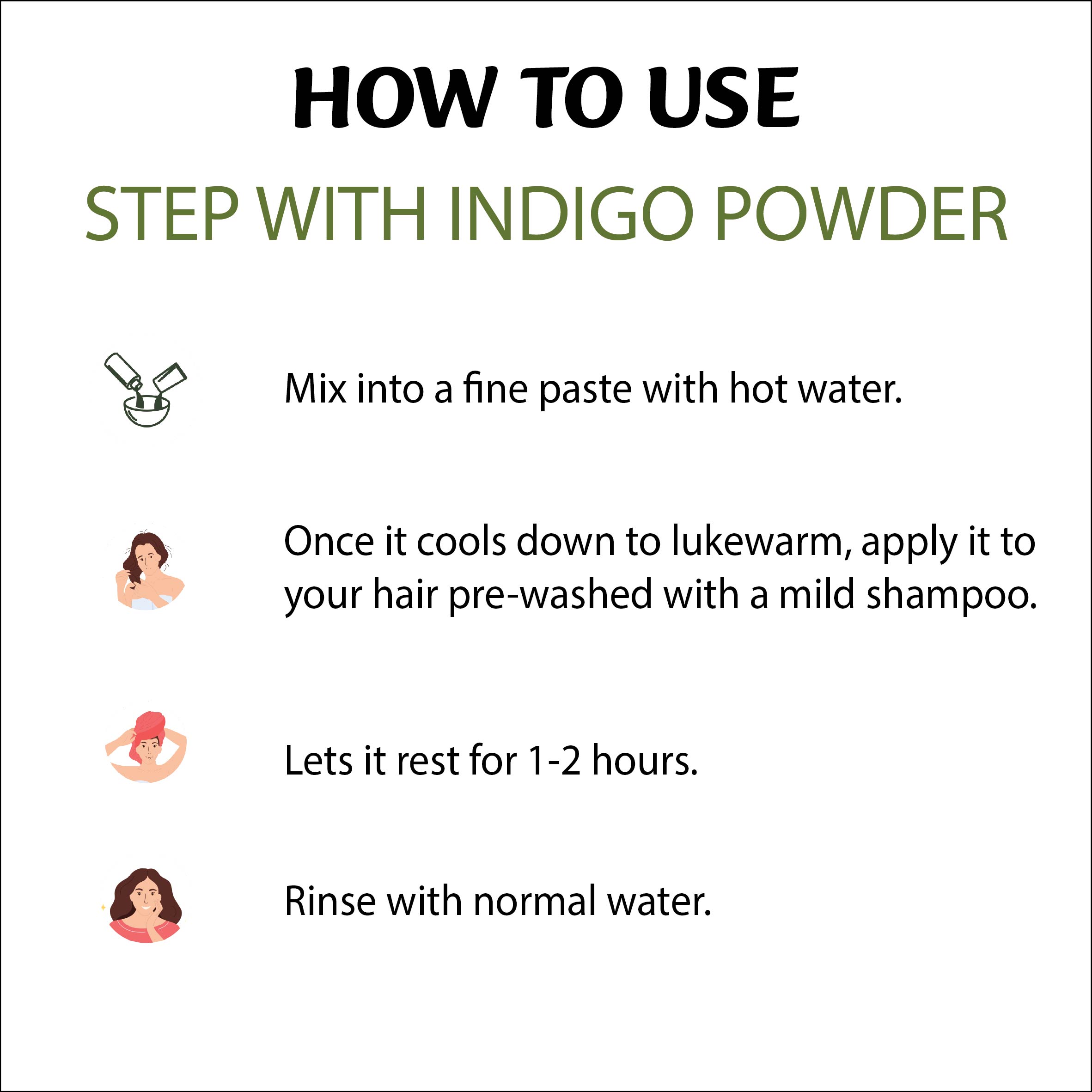 Meedee 100% Pure & Natural Indigo Powder For Hair Care  (100 g)